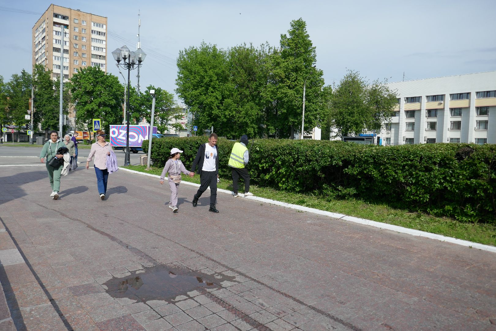 Подольск, благоустройство, кустарники, декор, растения, красота, Подольский комбинат благоустройства, кусторез, парк, сквер, природа