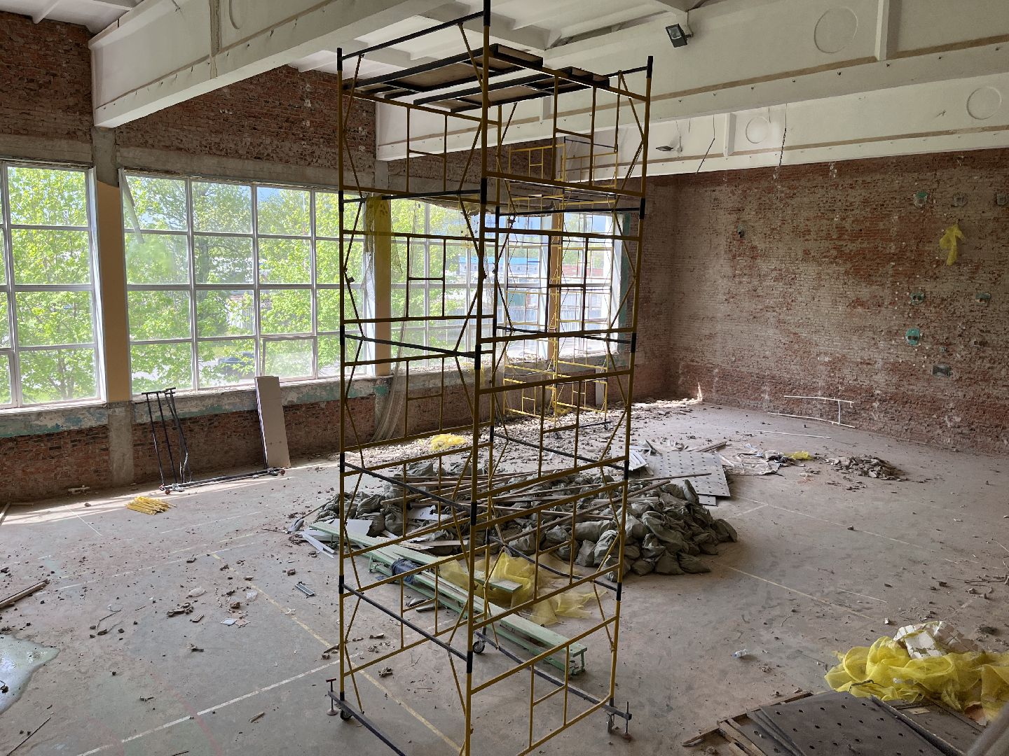 Наро-Фоминск, спорткомплекс Строитель, Спорт Подмосковья, Андрей Воробьёв, Александр Баранов. капремонт