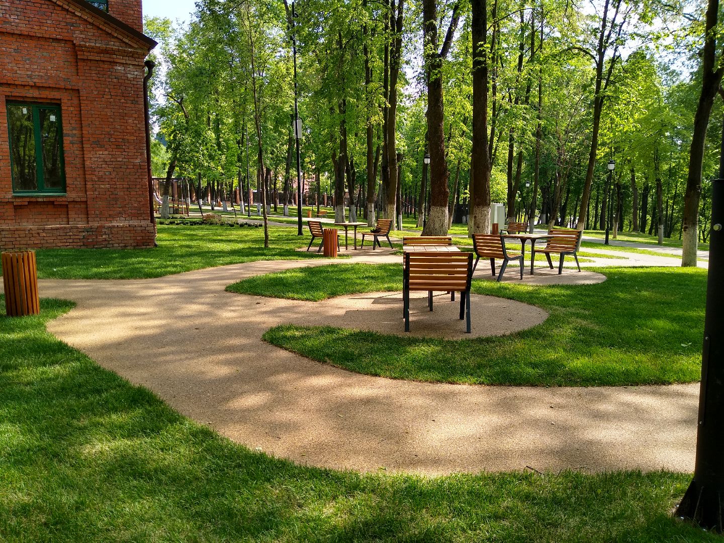 Раменское, благоустройство, парк, площадка для шахмат