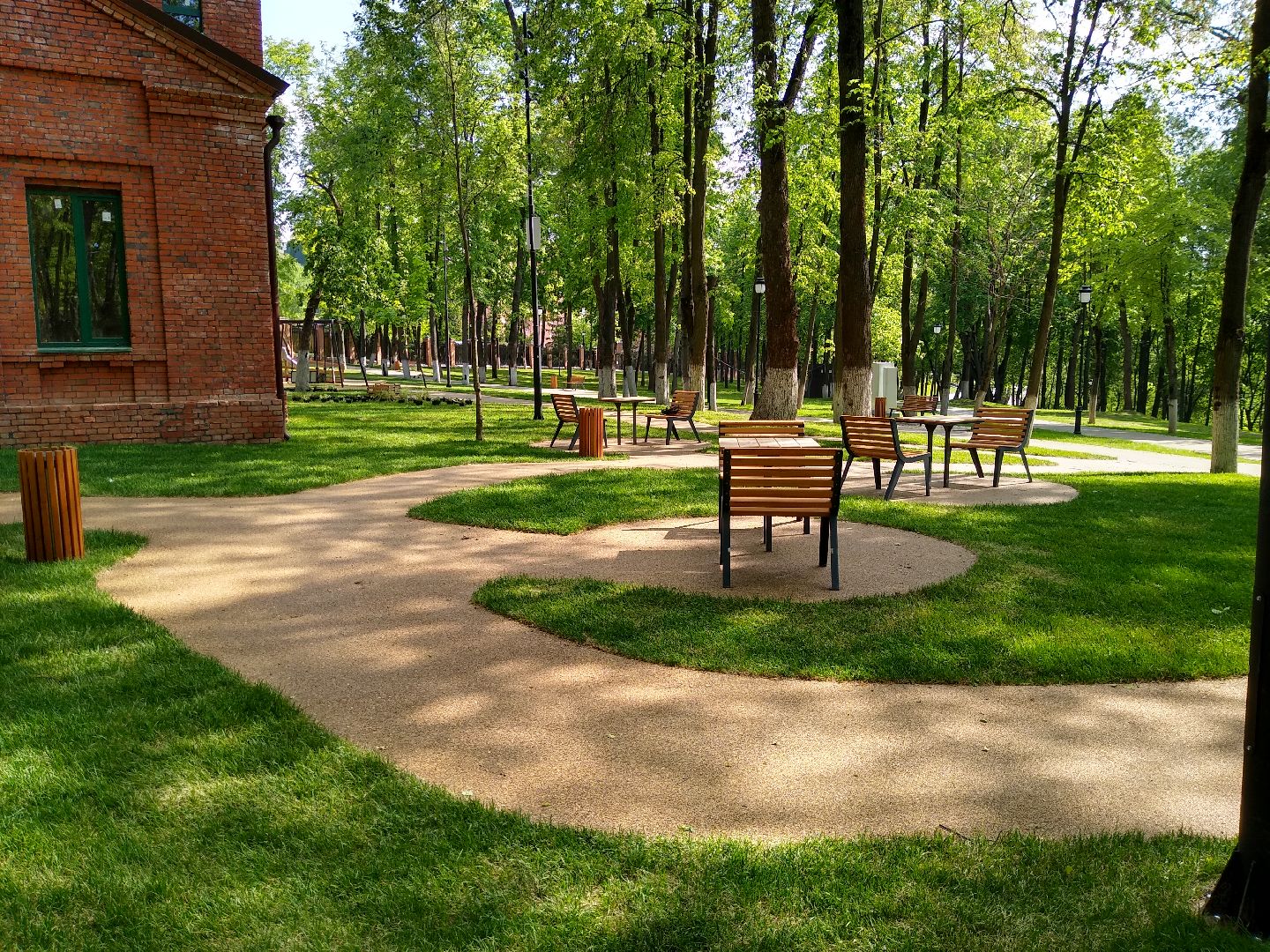 Раменское, благоустройство, парк, площадка для шахмат
