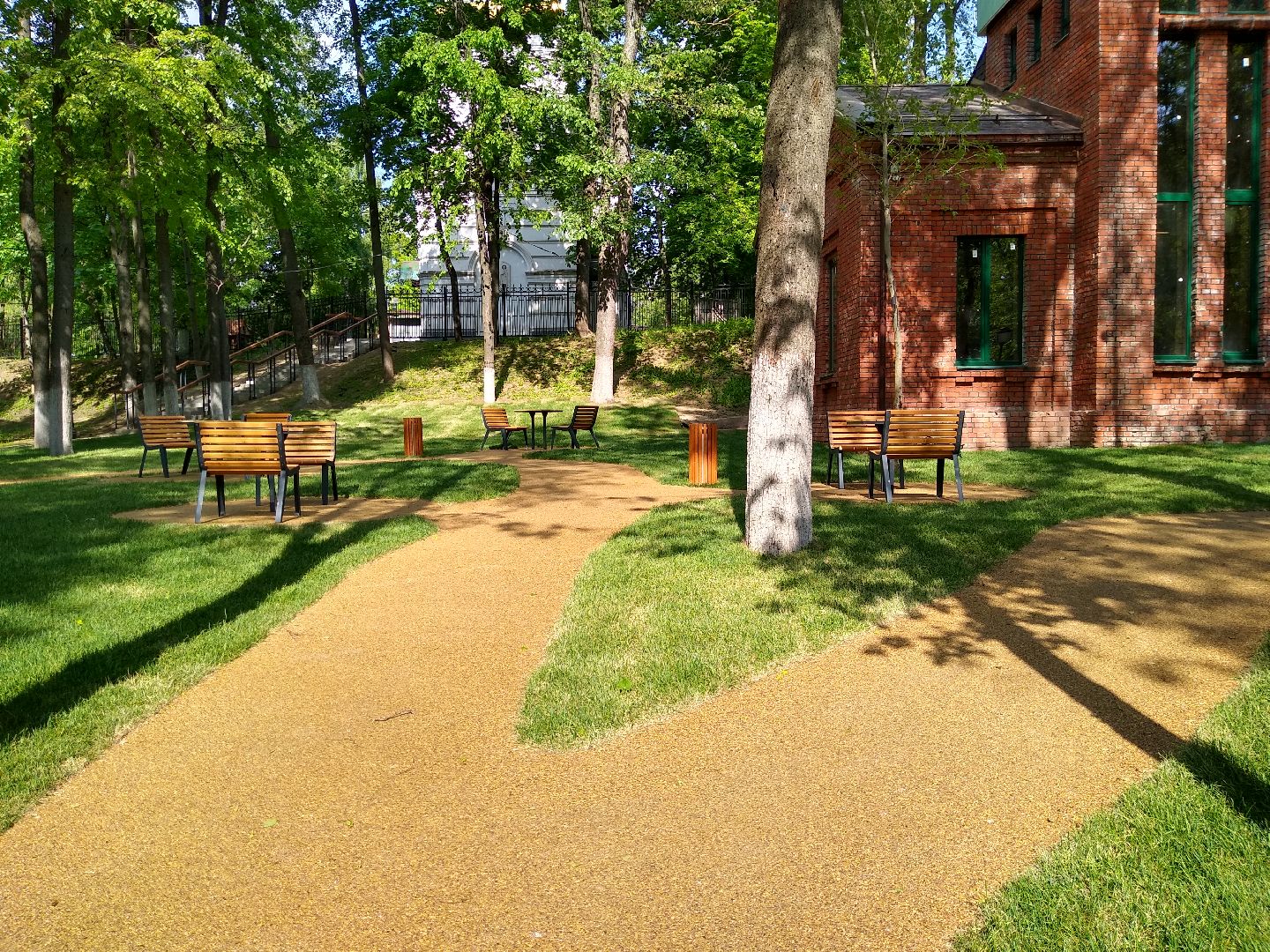 Раменское, благоустройство, парк, площадка для шахмат