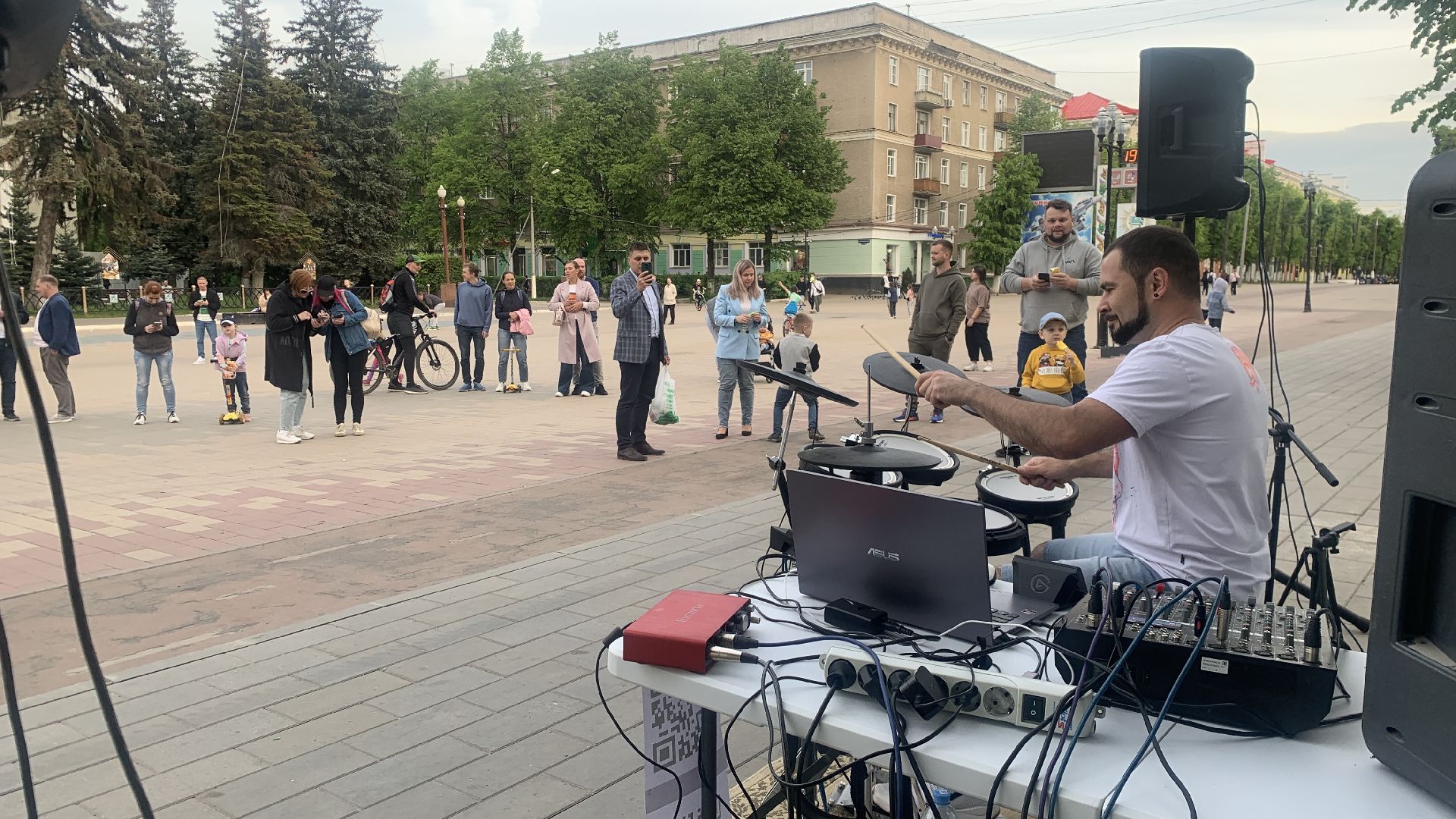 Ступино, культура, уличный музыкант