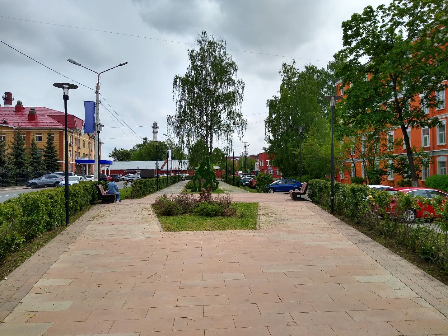 Раменское, благоустройство, бульвар Искусств, покос травы