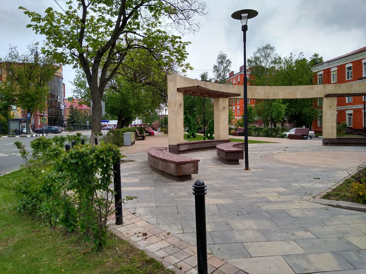 Раменское, благоустройство, бульвар Искусств, покос травы