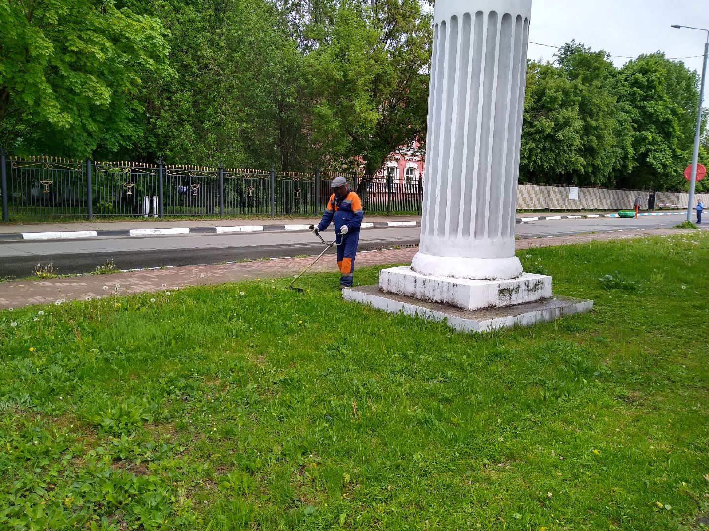 Раменское, благоустройство, покос травы, больничный городок