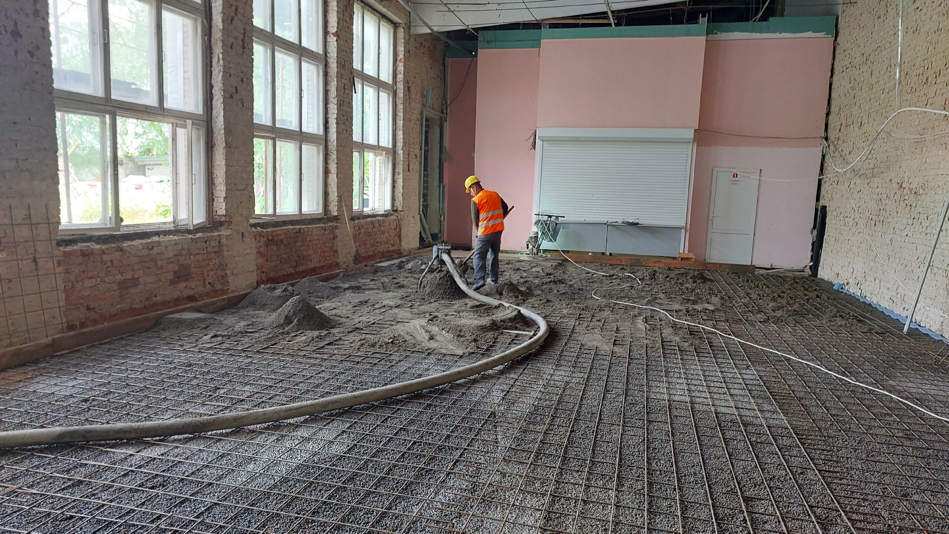 школа, строительство, образование, фасады, окна, штукатурка, серпухов,