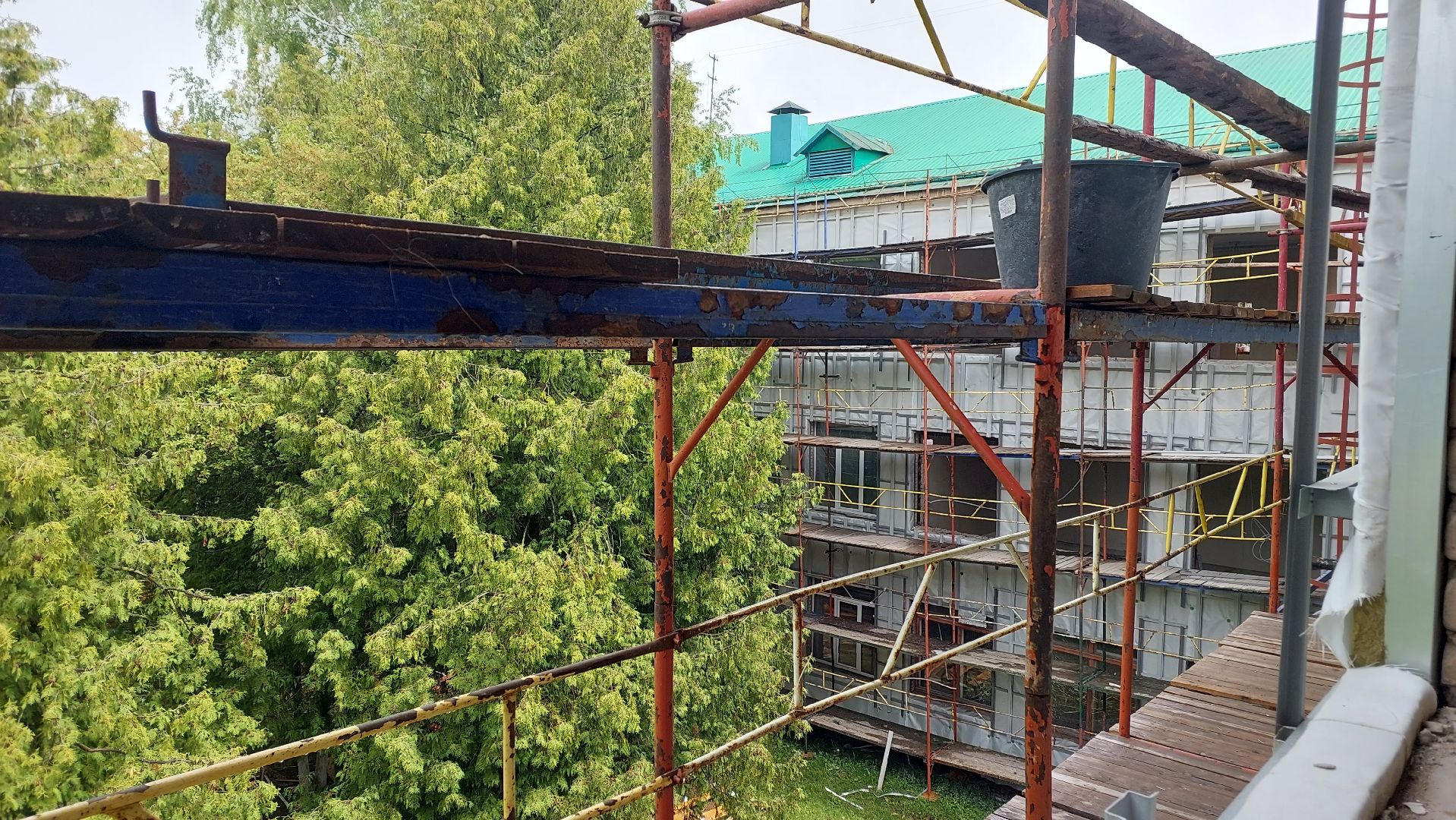 школа, строительство, образование, фасады, окна, штукатурка, серпухов,