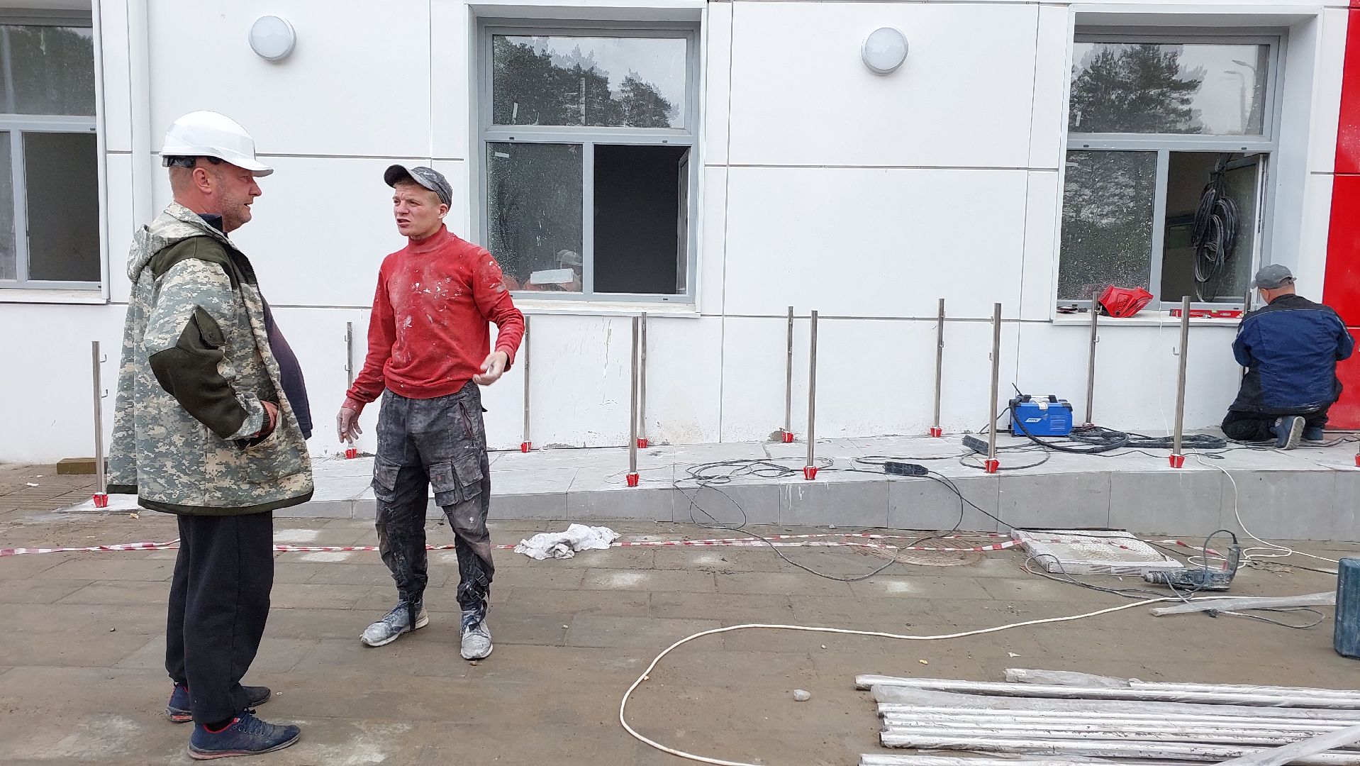 стадион, строительство, стадион спартак, серпухов, люди с ОВЗ, тактильная плитка, доброе дело,