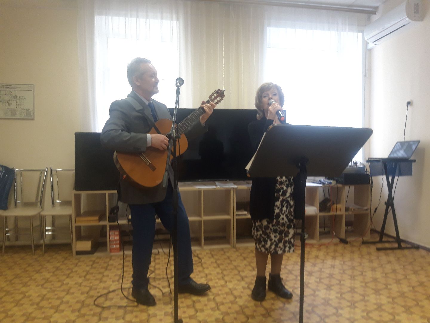 концерт, пенсионеры,