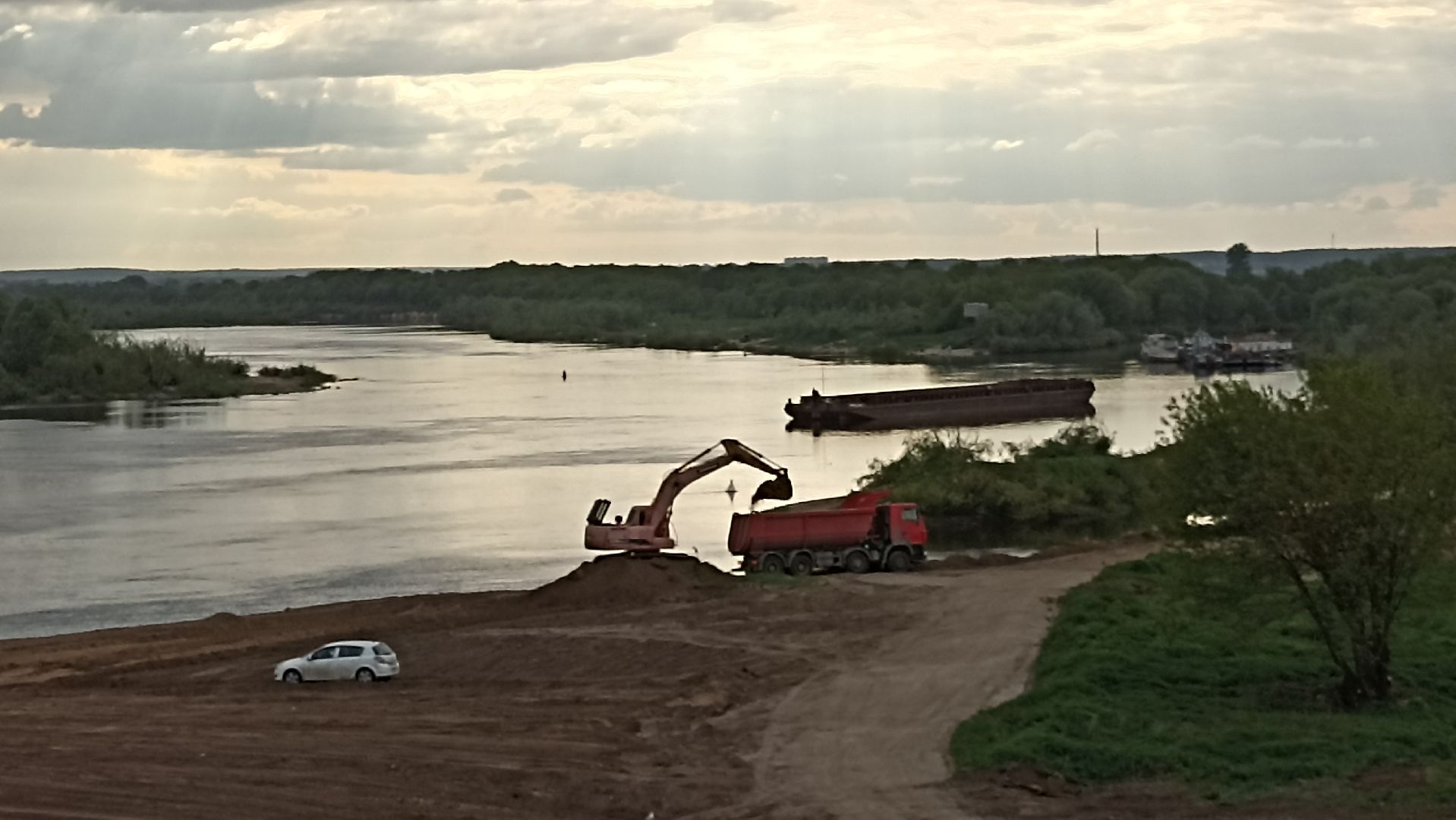 Серпухов, Подмосковье, пляж, Кремлёв, Ока