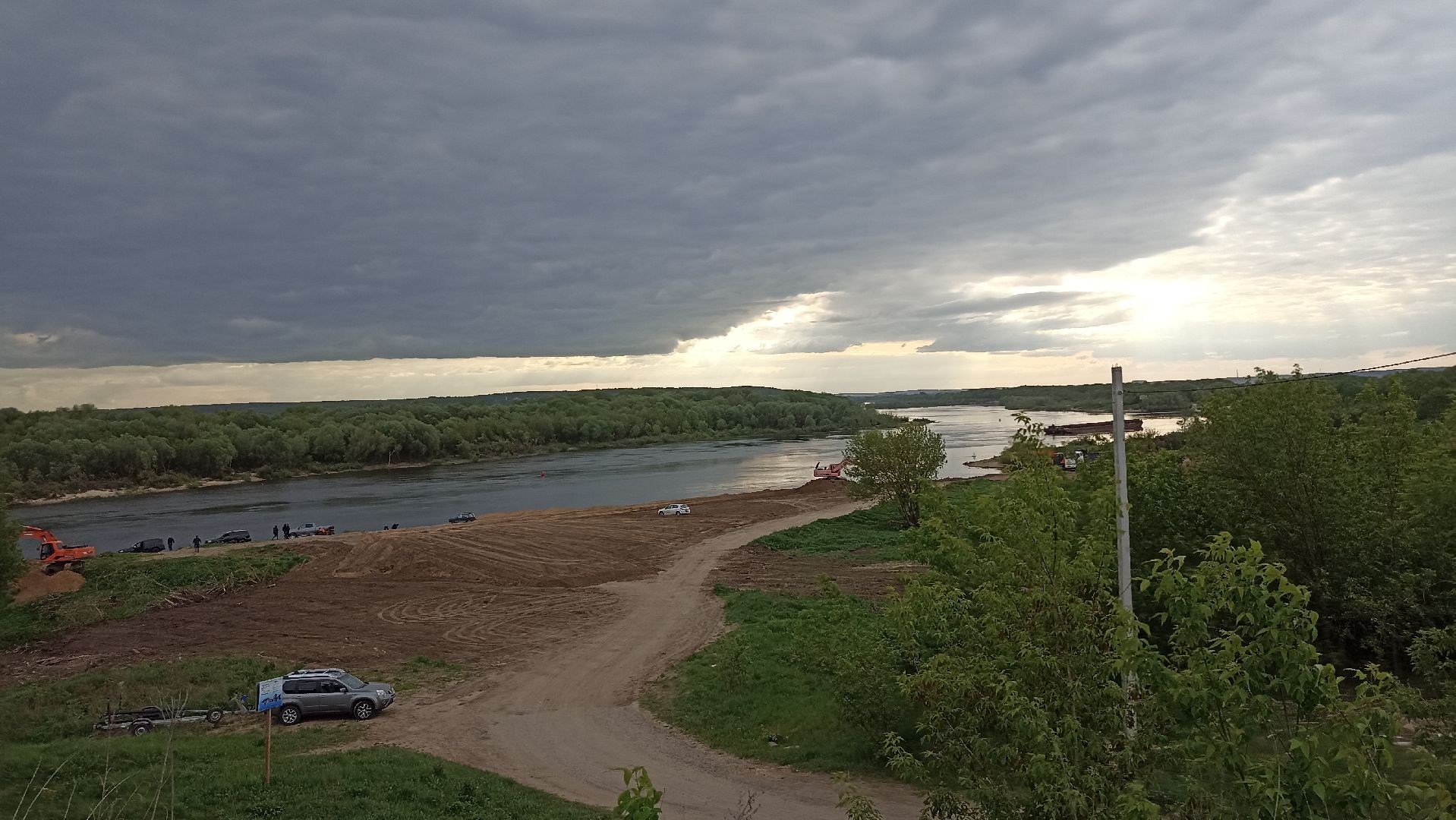 Серпухов, Подмосковье, пляж, Кремлёв, Ока