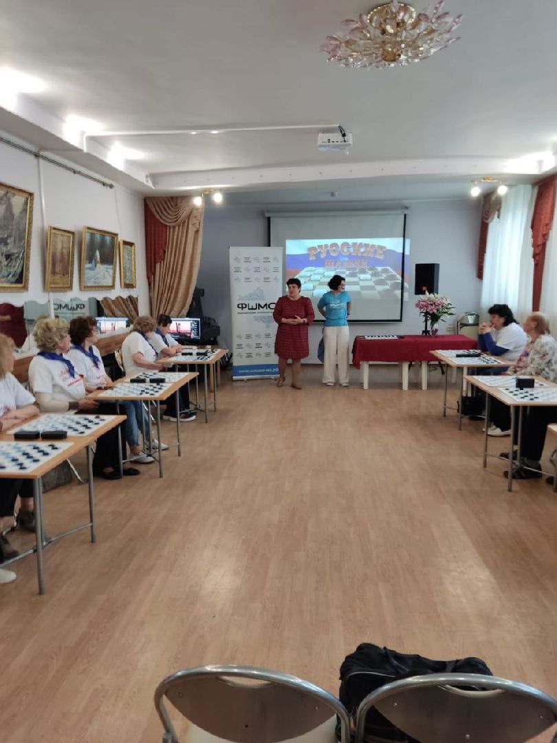 Турнир по шашкам, Активное долголетие, Наро-Фоминск