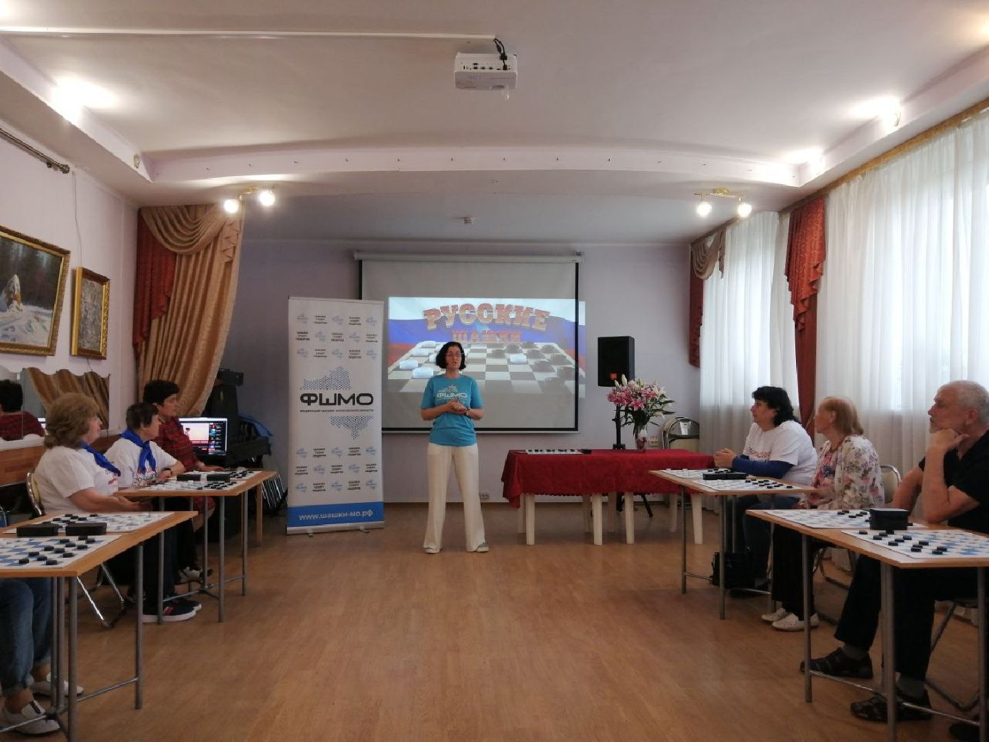 Турнир по шашкам, Активное долголетие, Наро-Фоминск