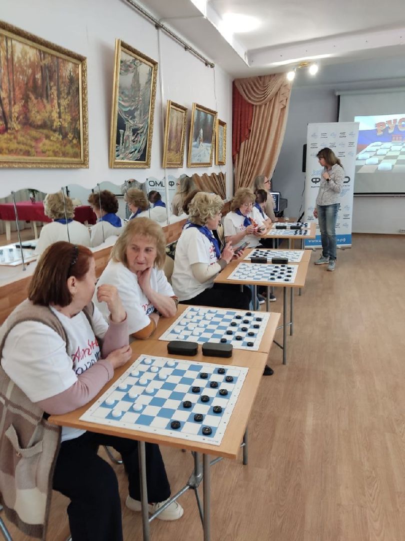 Турнир по шашкам, Активное долголетие, Наро-Фоминск