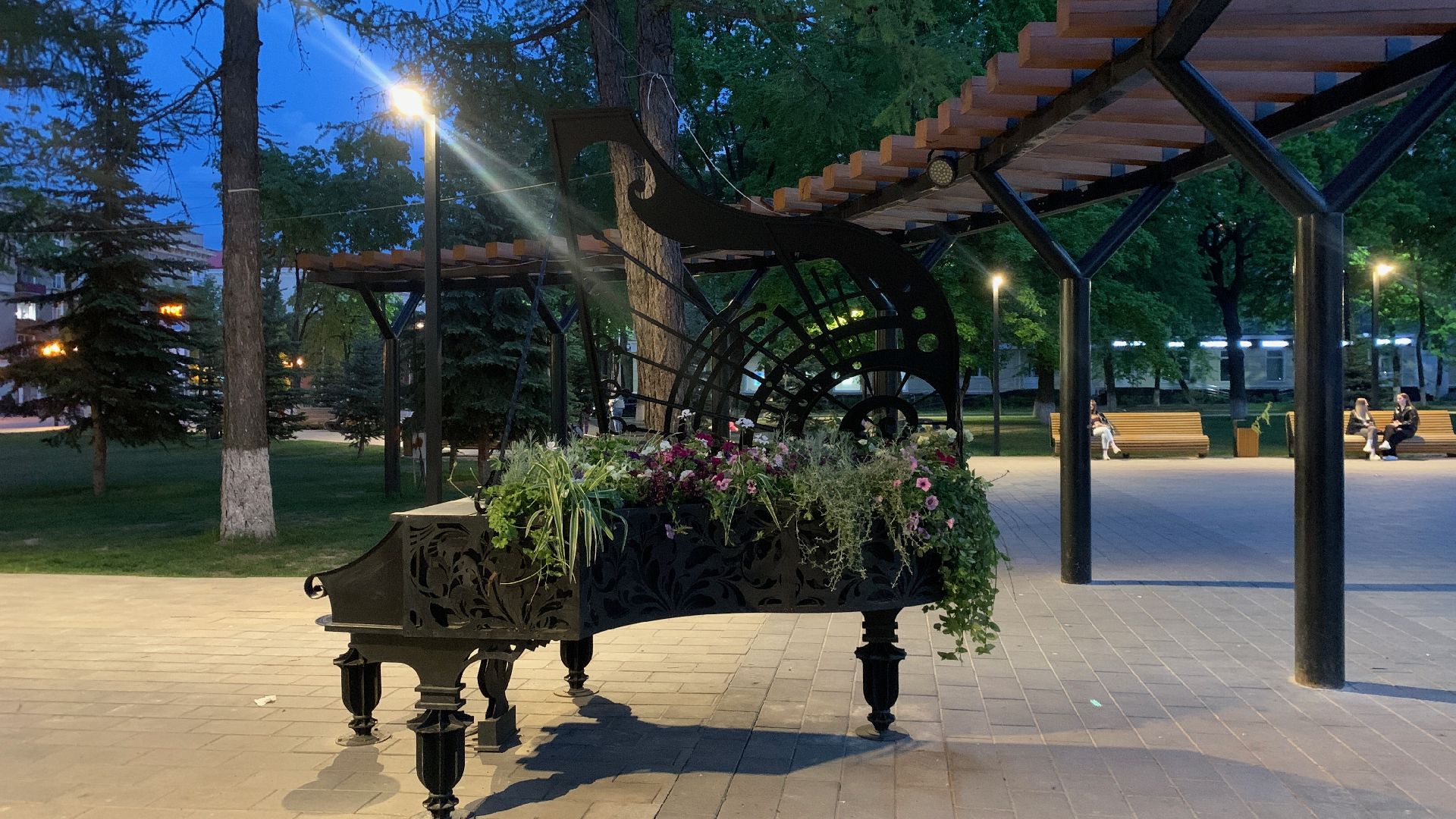 Ступино, благоустройство, рояль