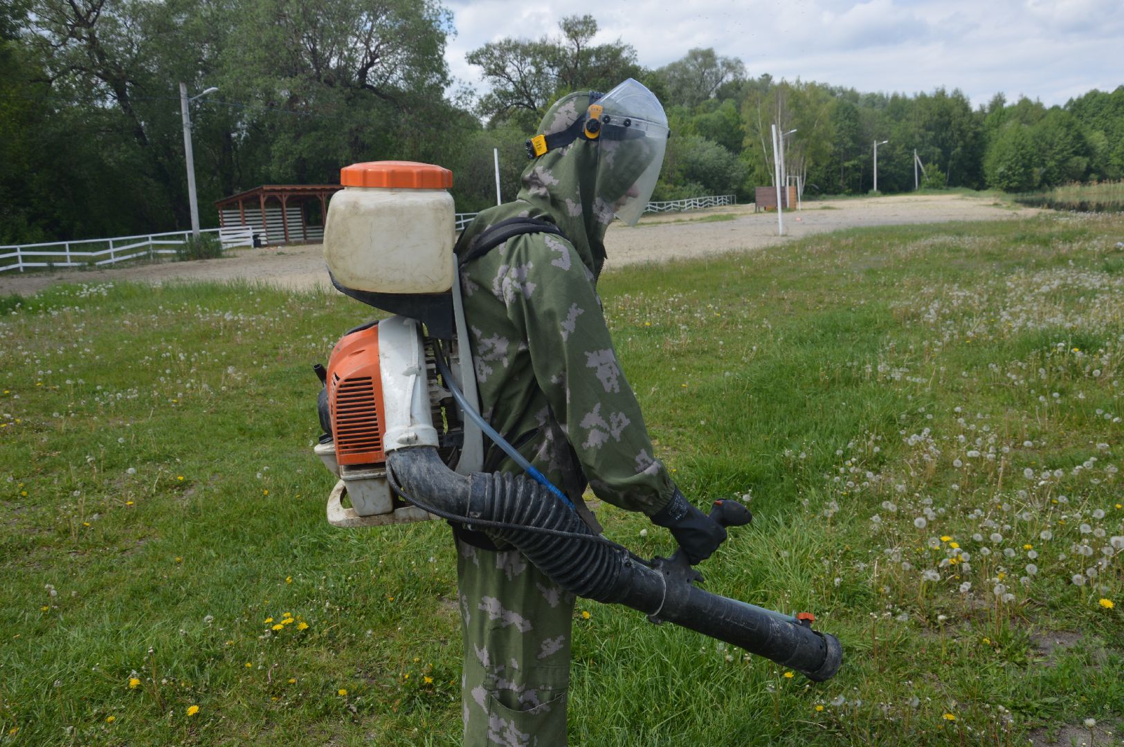 Шатура, клещи, обработка, санитарная обработка зон отдыха.