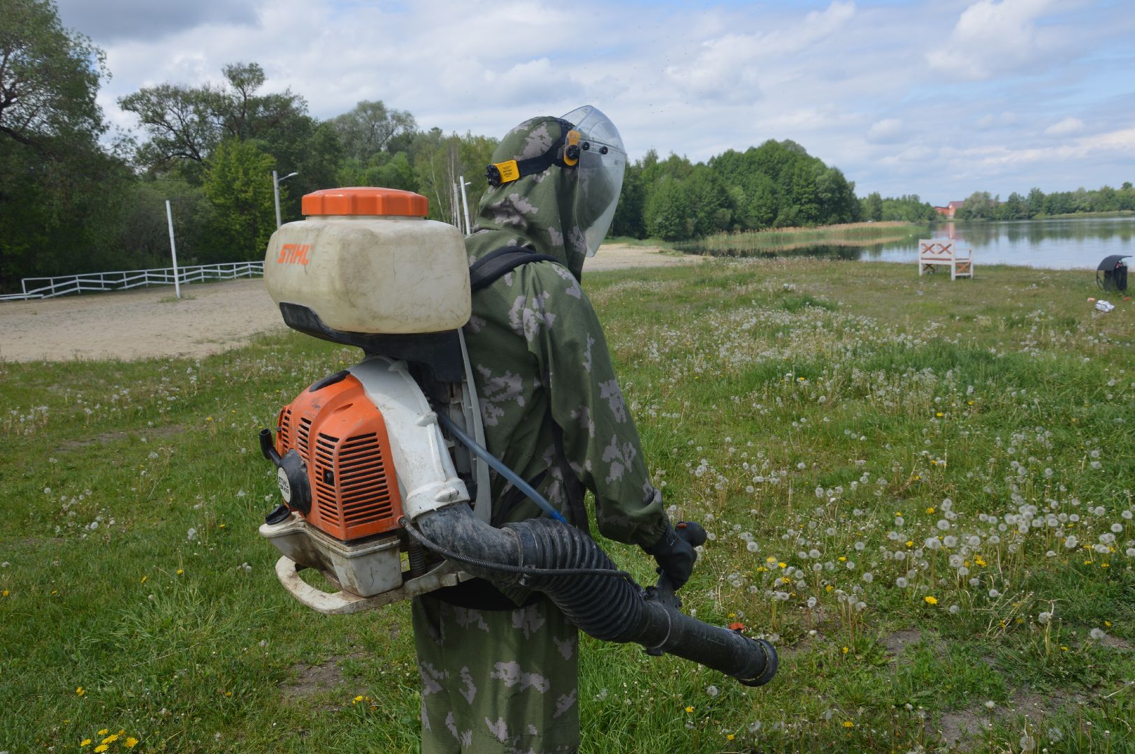 Шатура, клещи, обработка, санитарная обработка зон отдыха.