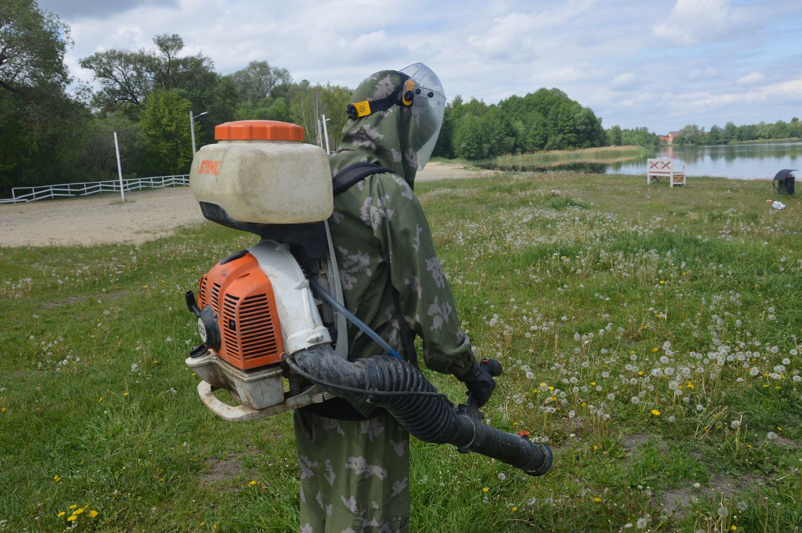 Шатура, клещи, обработка, санитарная обработка зон отдыха.