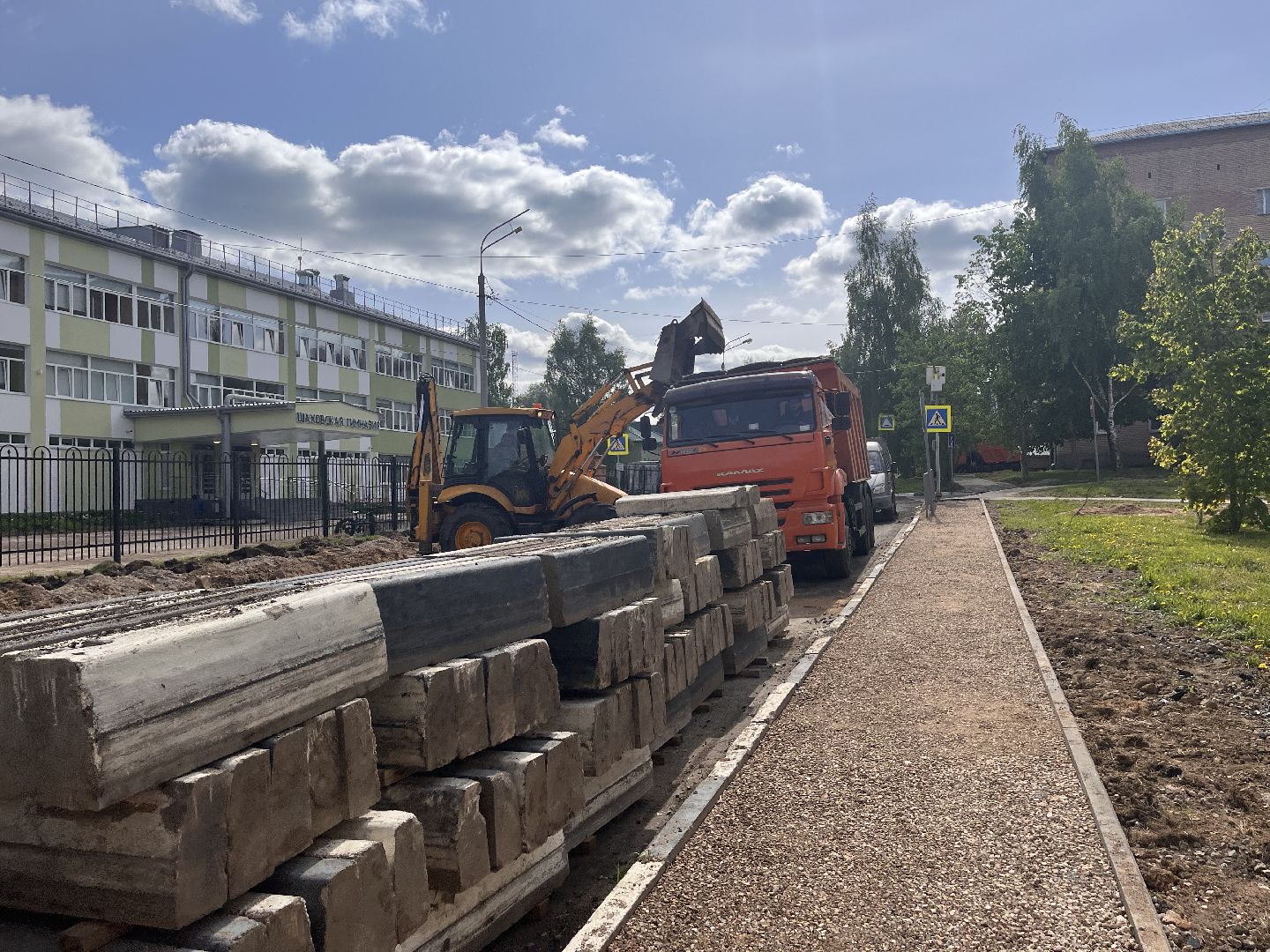 Шаховская, дороги, ремонт, асфальт