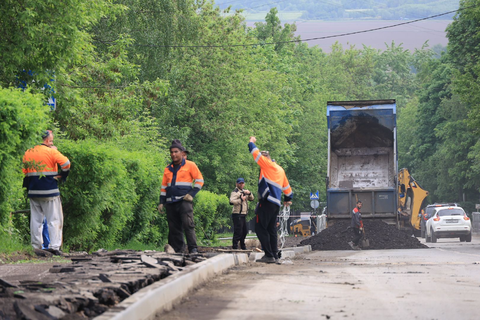 ремонт дорог, муниципальные дороги, Подмосковье, Дзержинский