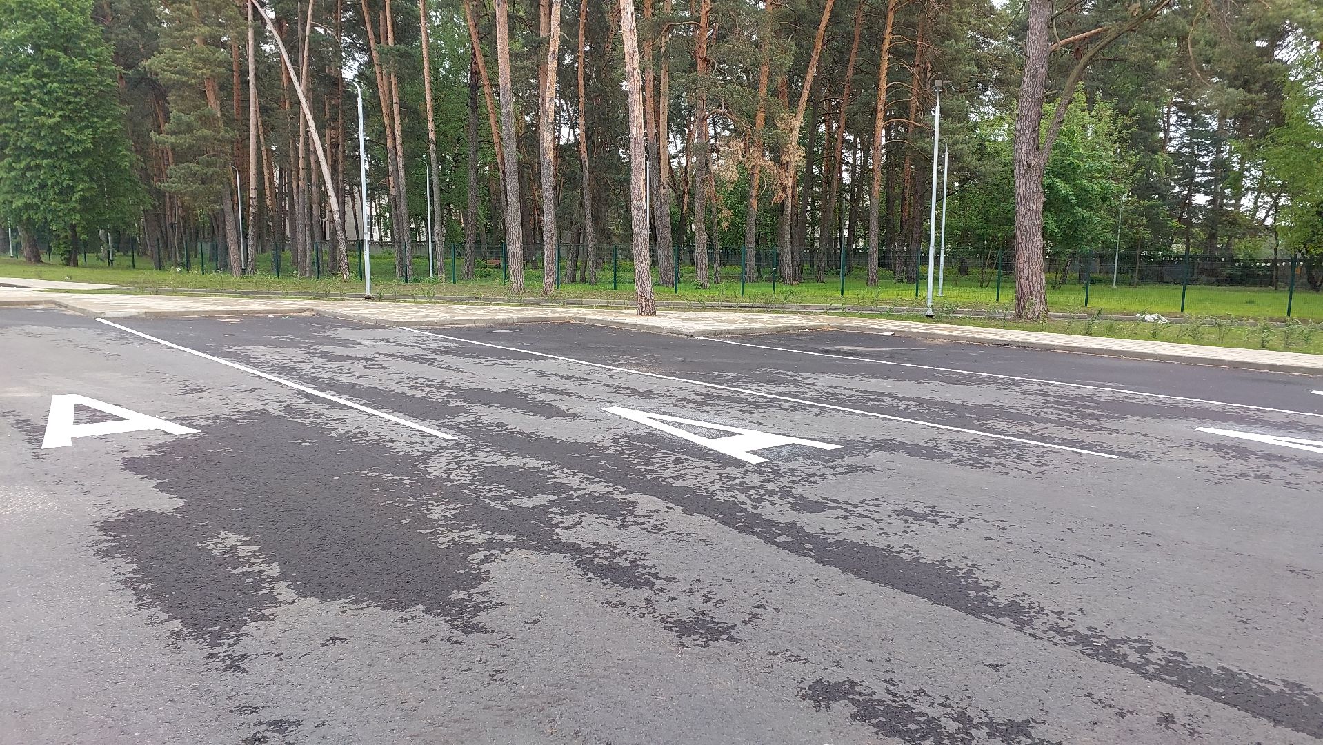 строительство, дорожная разметка, парковки, стадион, спартак, серпухов,