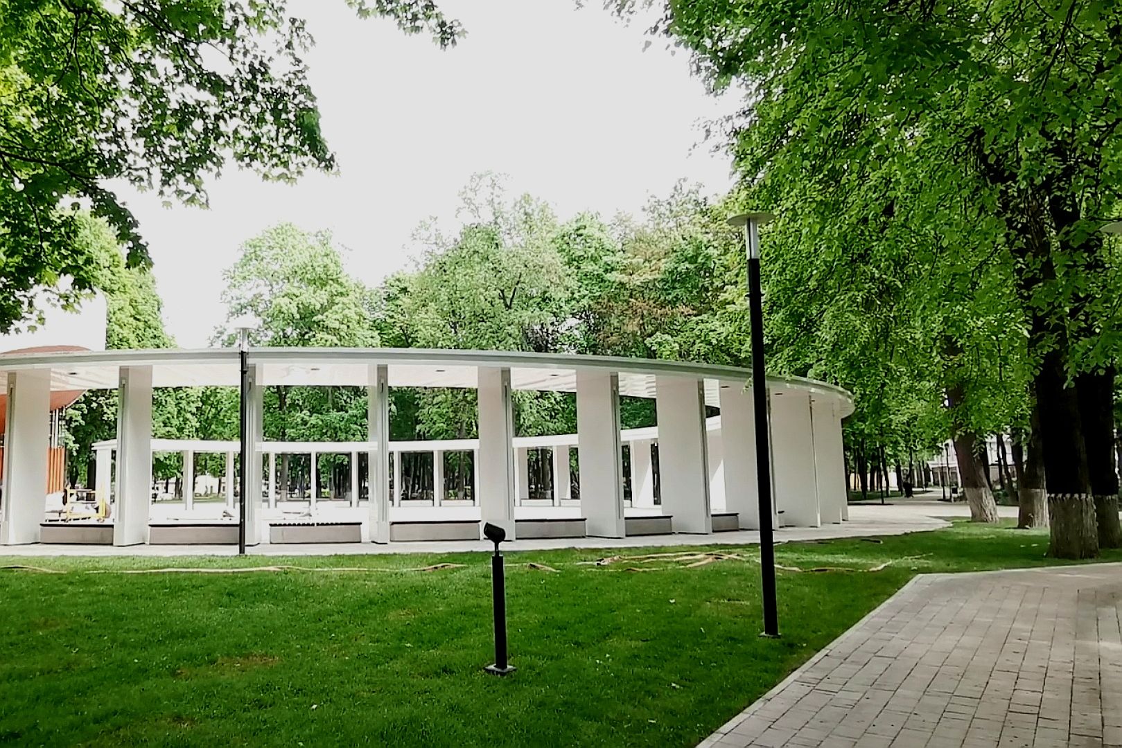 Подольск, парк, плитка