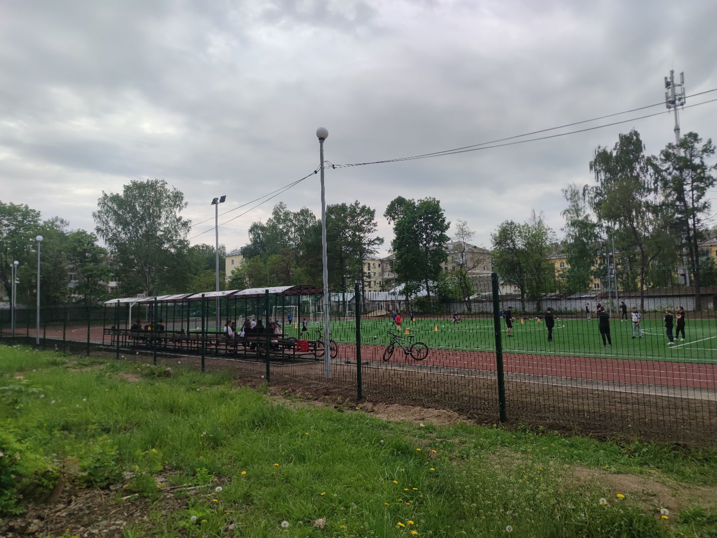 Открытый стадион, спортивная площадка, Дубна