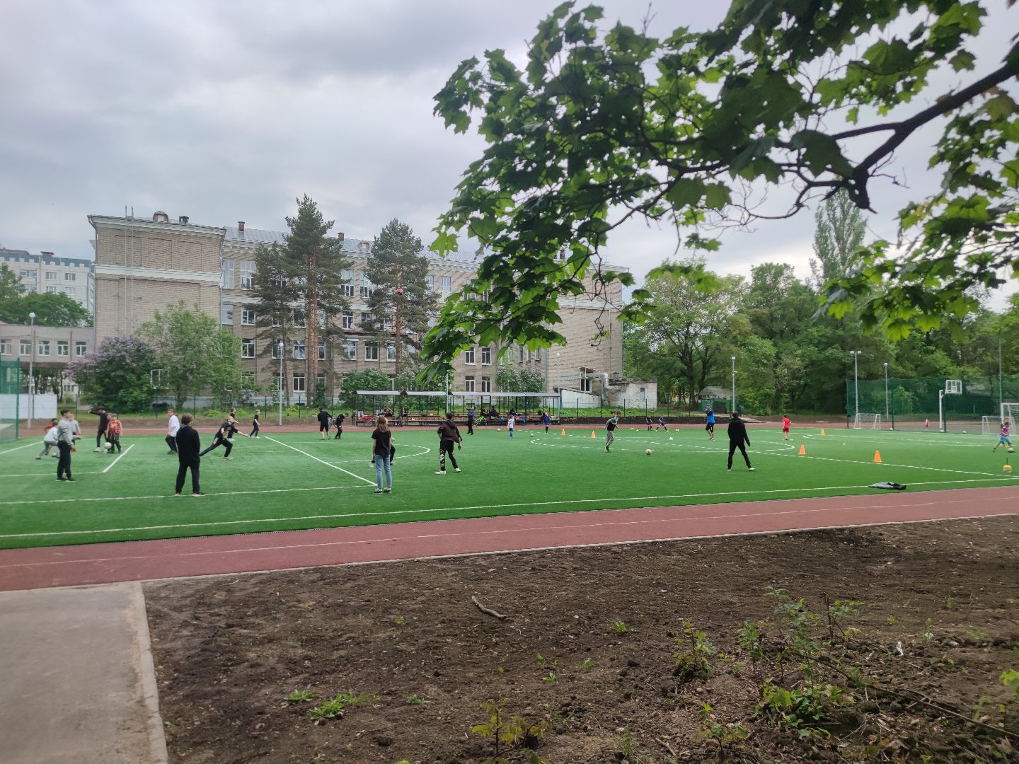 Открытый стадион, спортивная площадка, Дубна