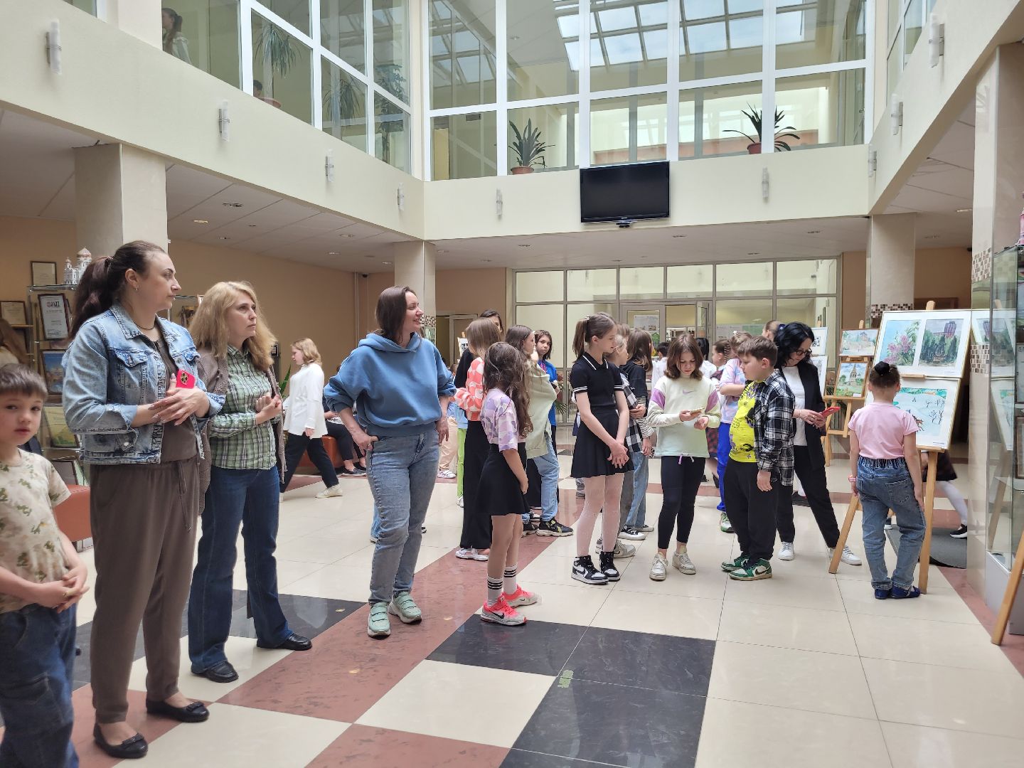 дети; дши; видное; творчество; картины