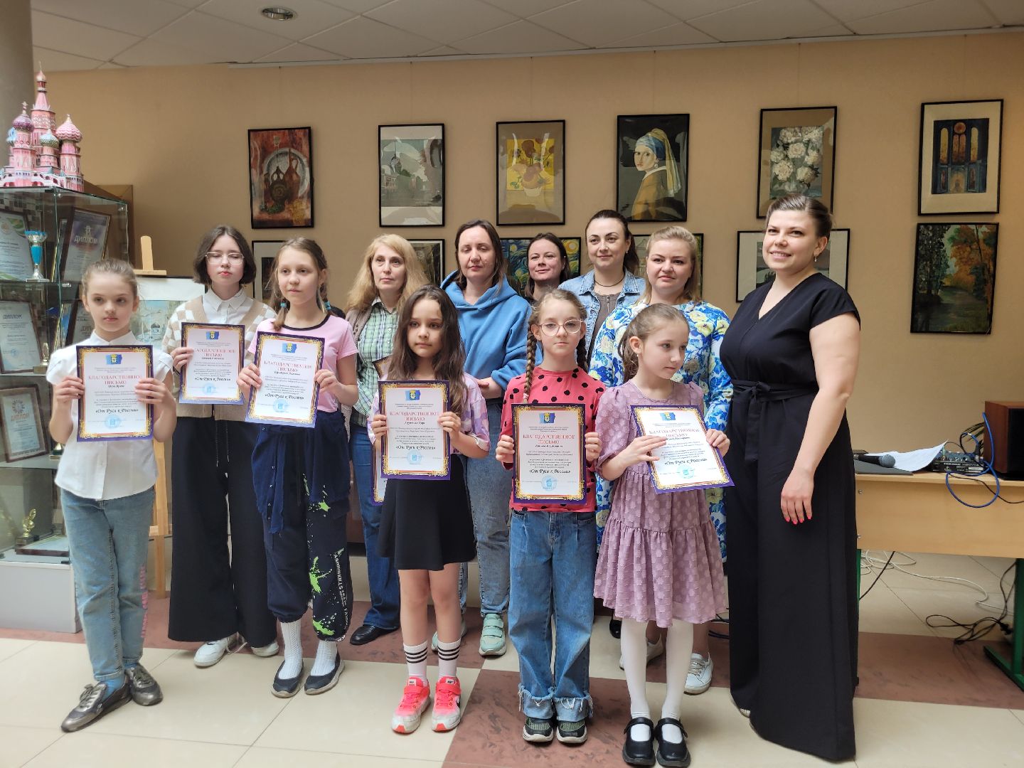 дети; дши; видное; творчество; картины