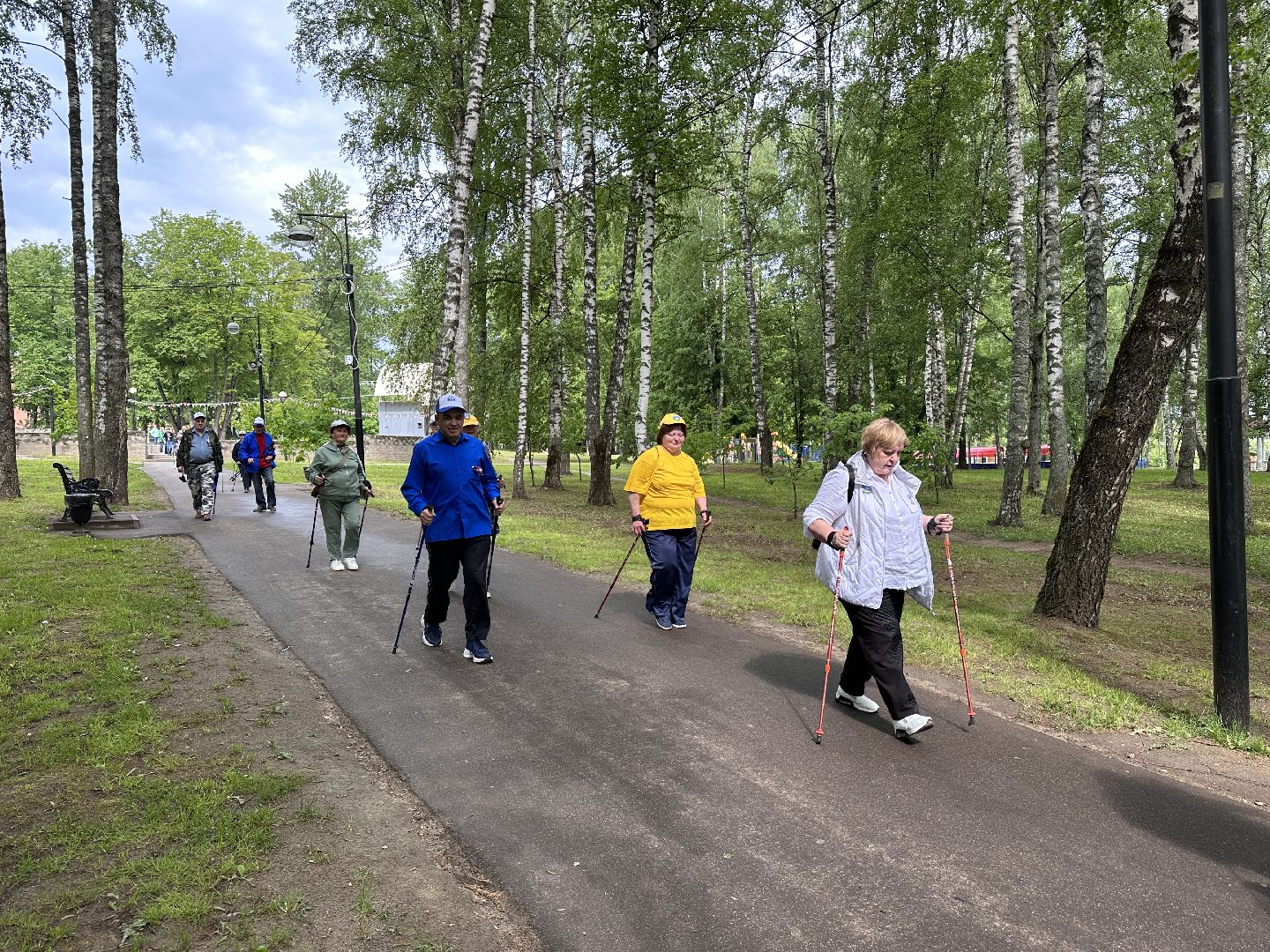 Клин, активное долголетие, северная ходьба, спорт, люди