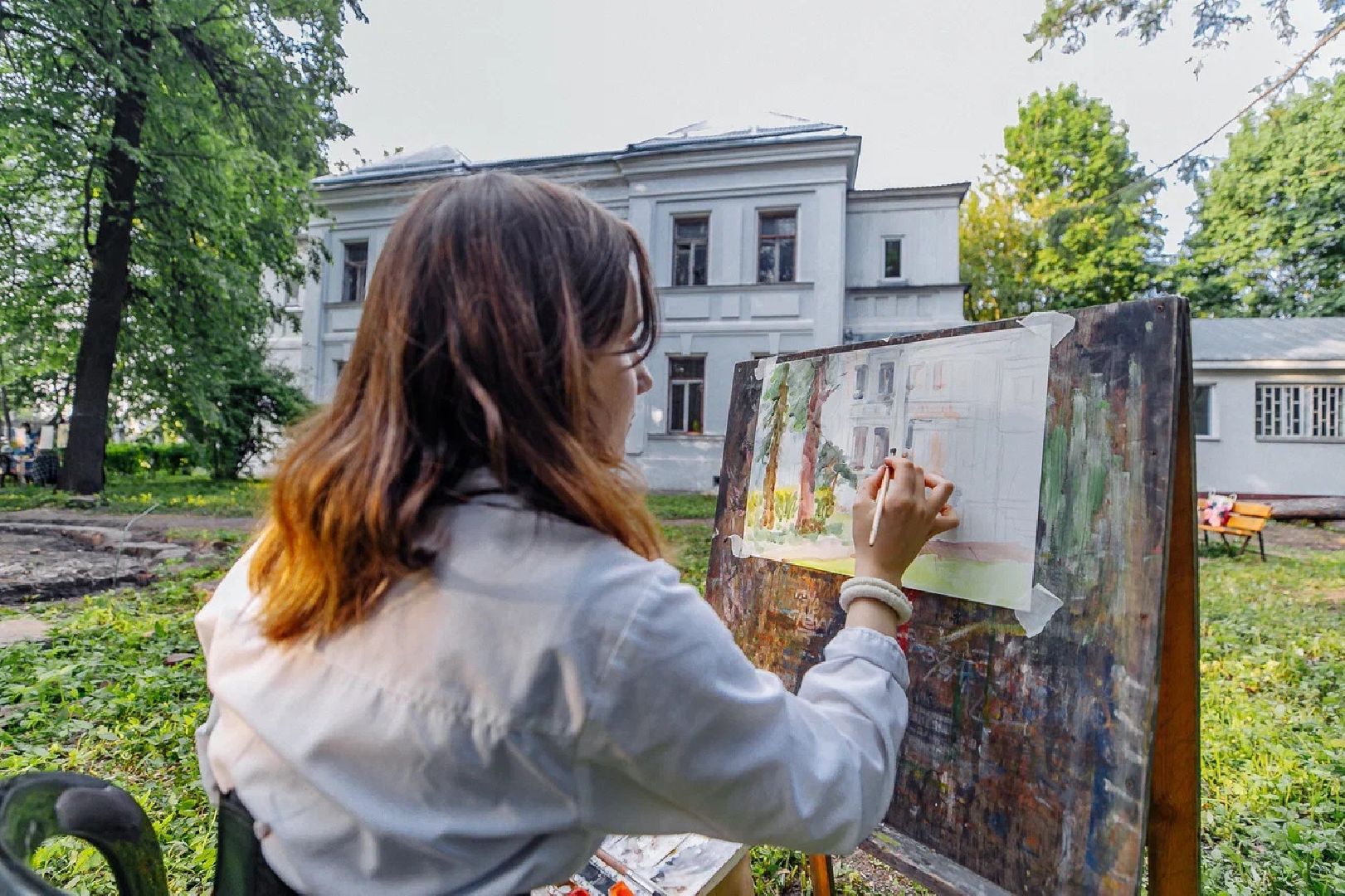 Отдых, дом Оглоблина, туризм, Орехово-Зуево, благоустройство