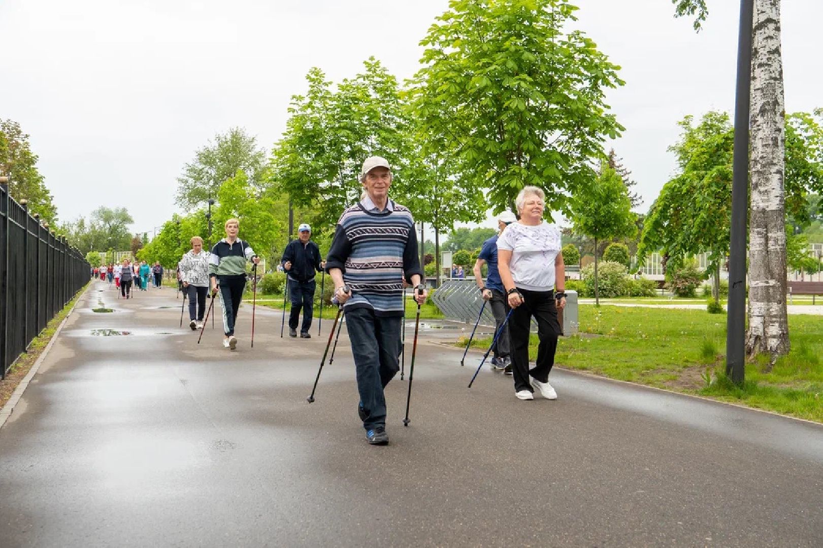 Активное долголетие, Парк Победы, фестиваль, северная ходьба, Орехово-Зуево