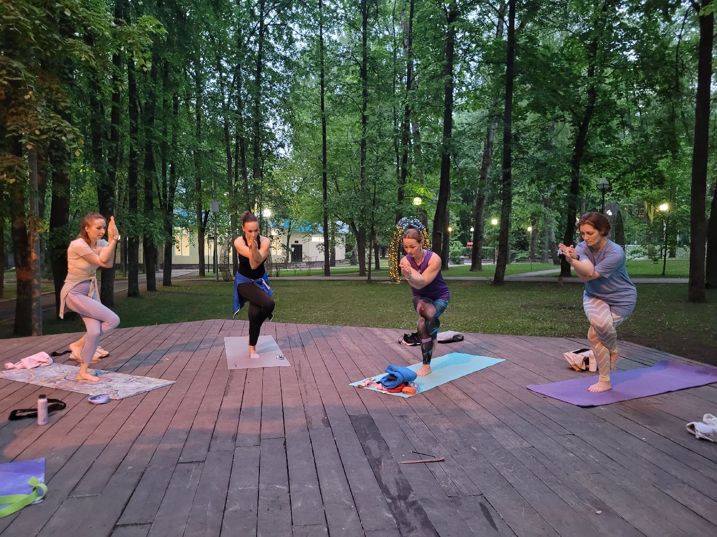 йога; видное; центральный парк; здоровье