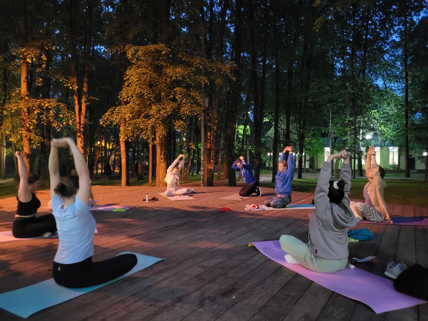 йога; видное; центральный парк; здоровье
