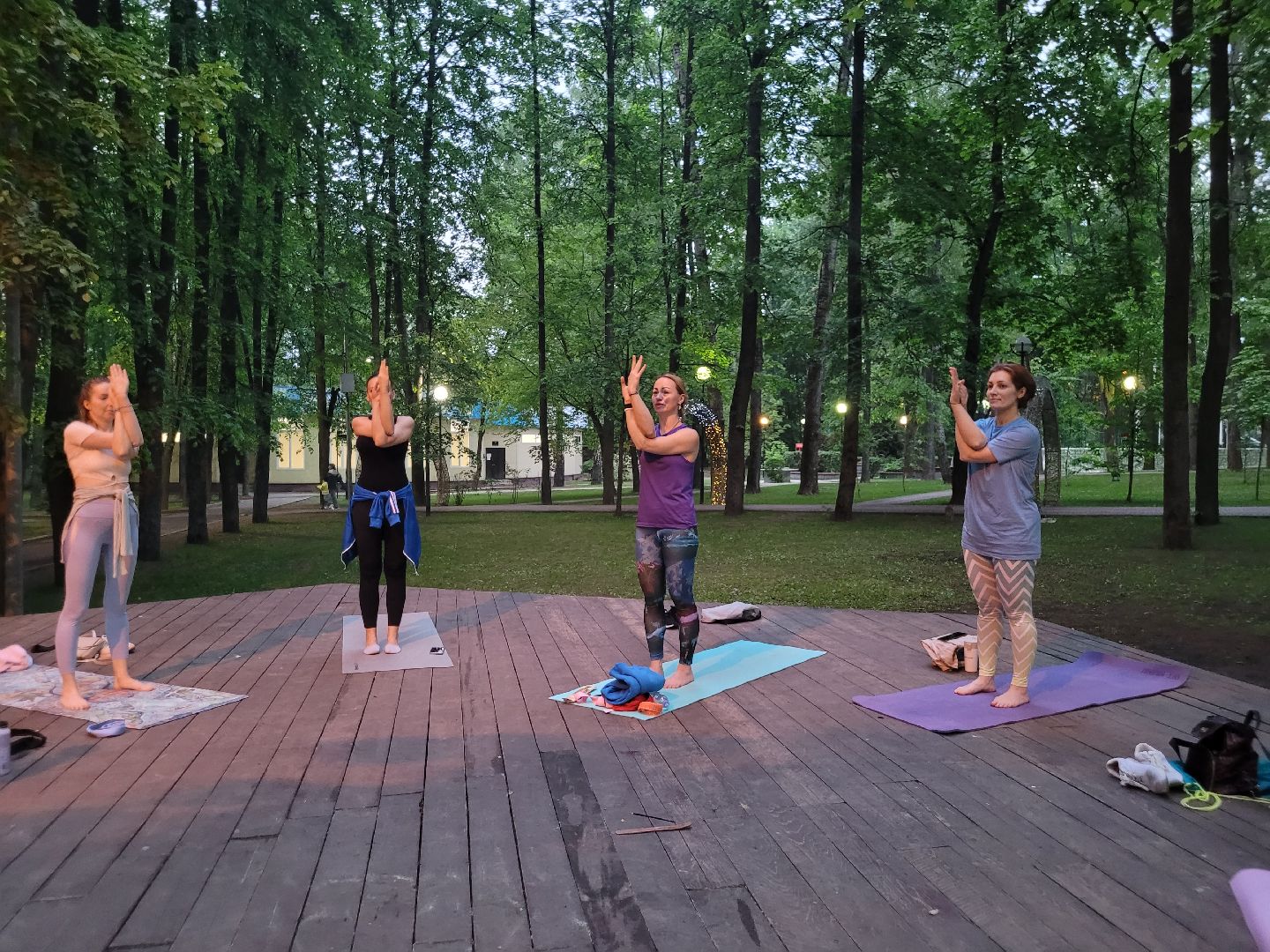 йога; видное; центральный парк; здоровье