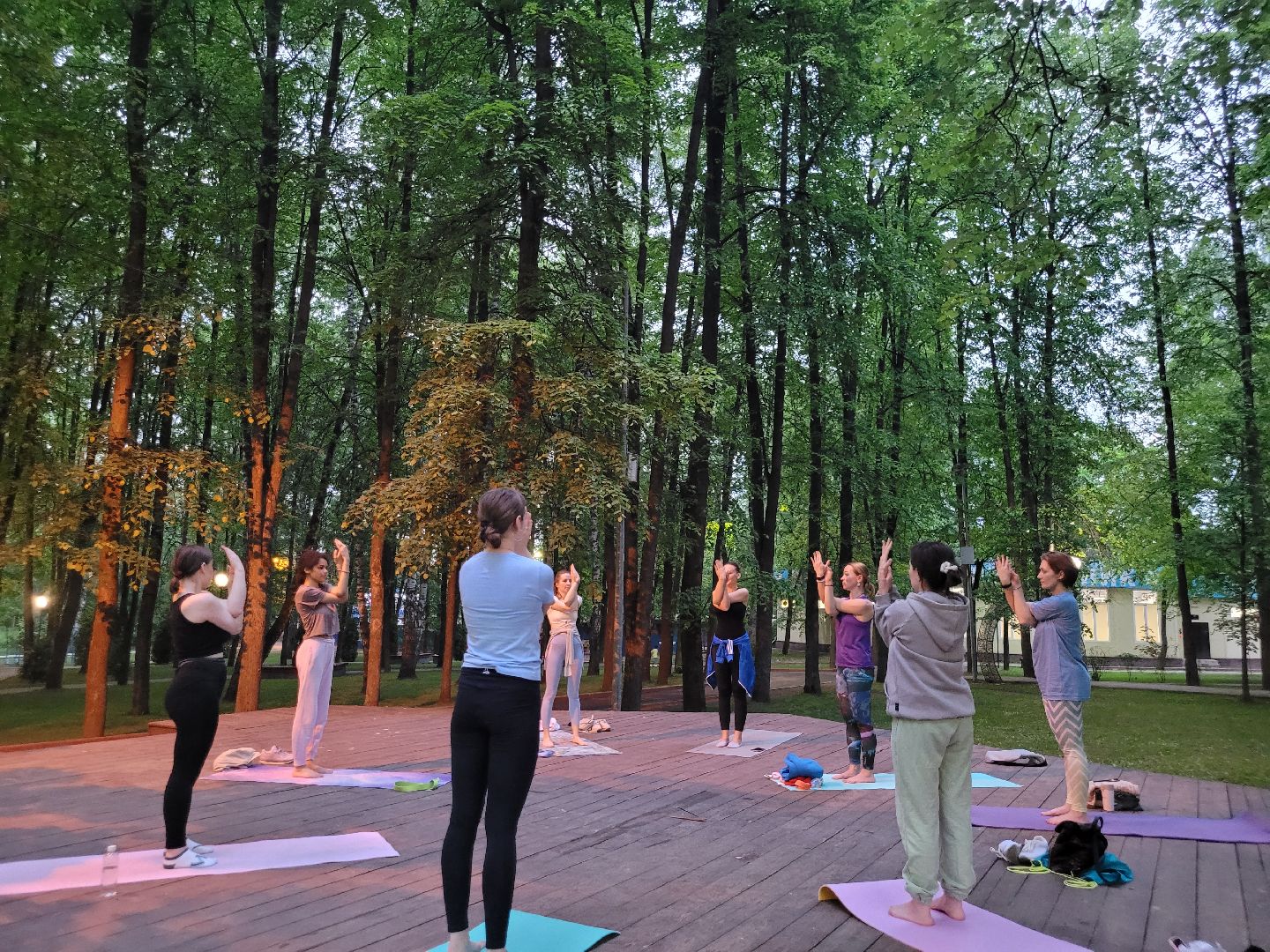 йога; видное; центральный парк; здоровье