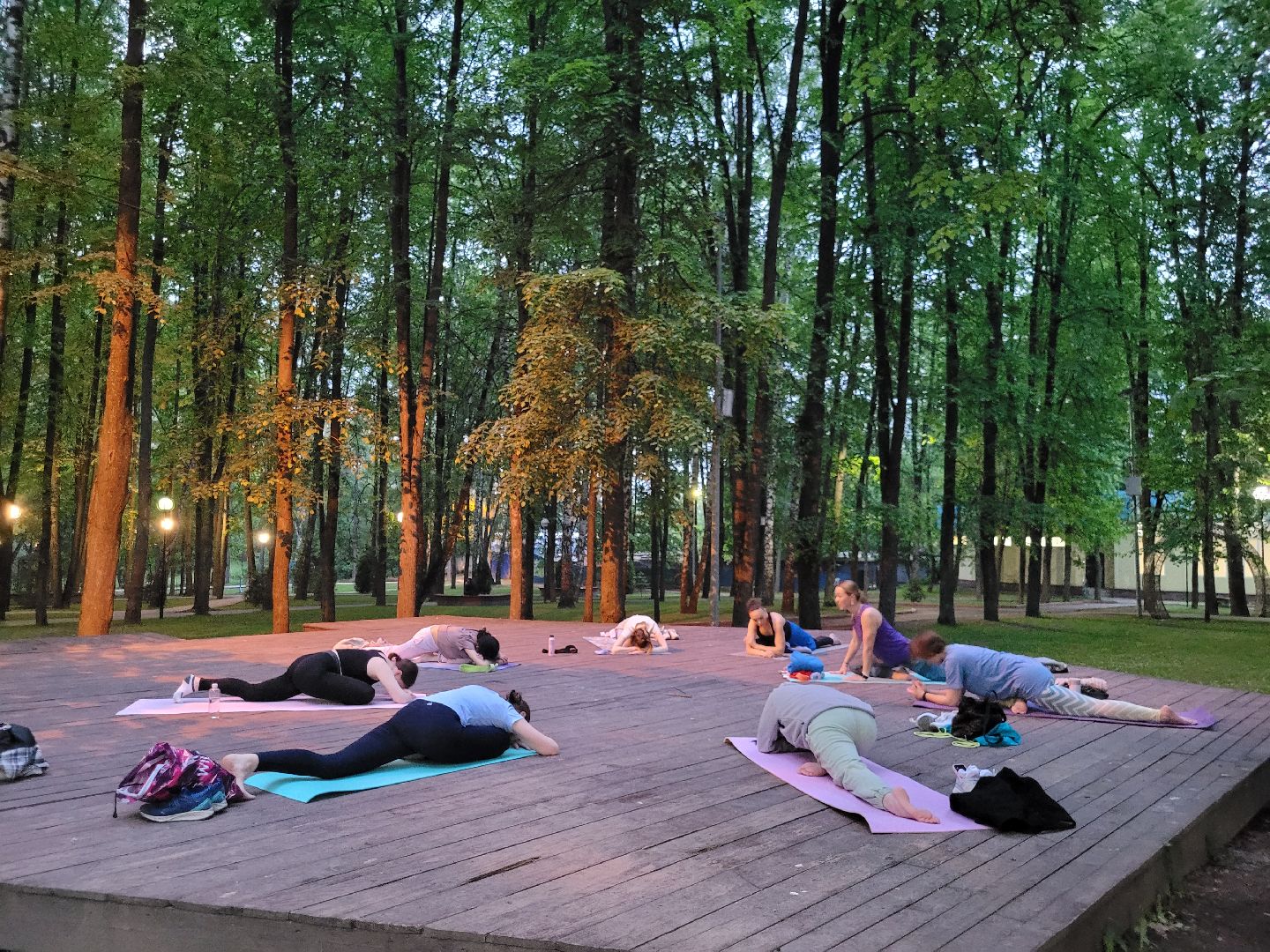 йога; видное; центральный парк; здоровье
