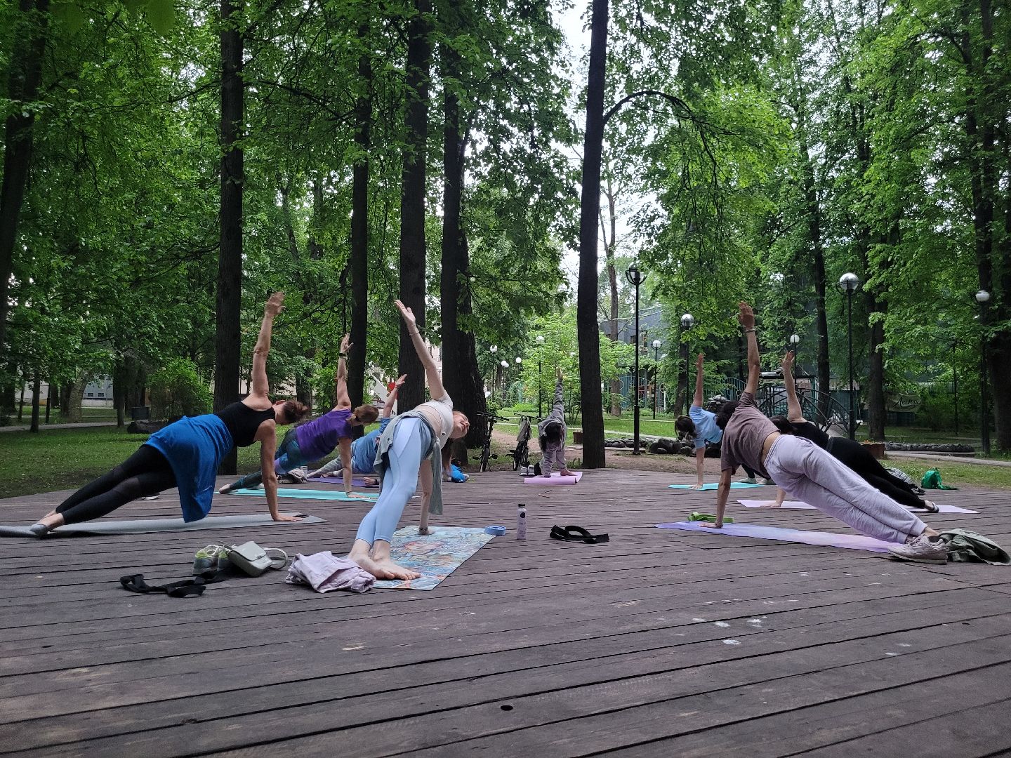 йога; видное; центральный парк; здоровье