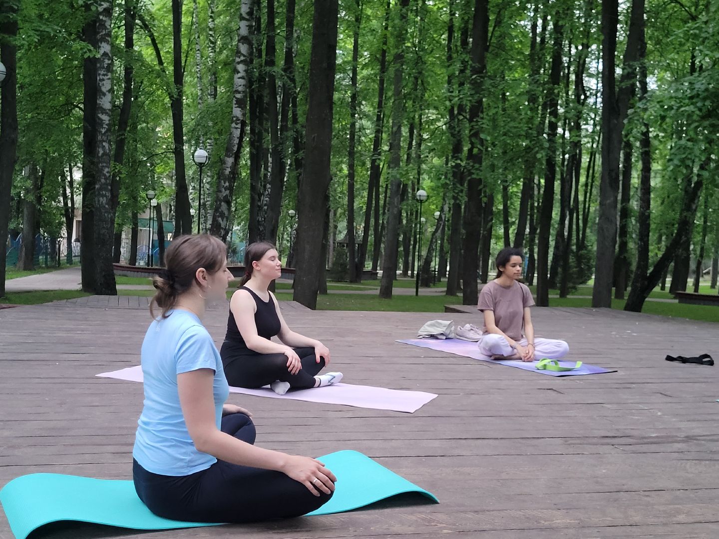 йога; видное; центральный парк; здоровье