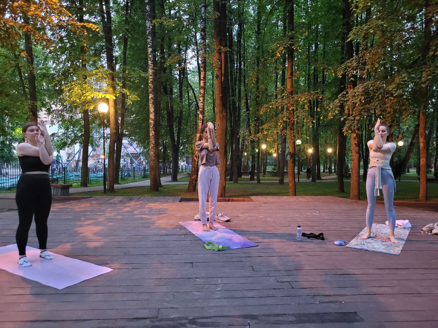 йога; видное; центральный парк; здоровье