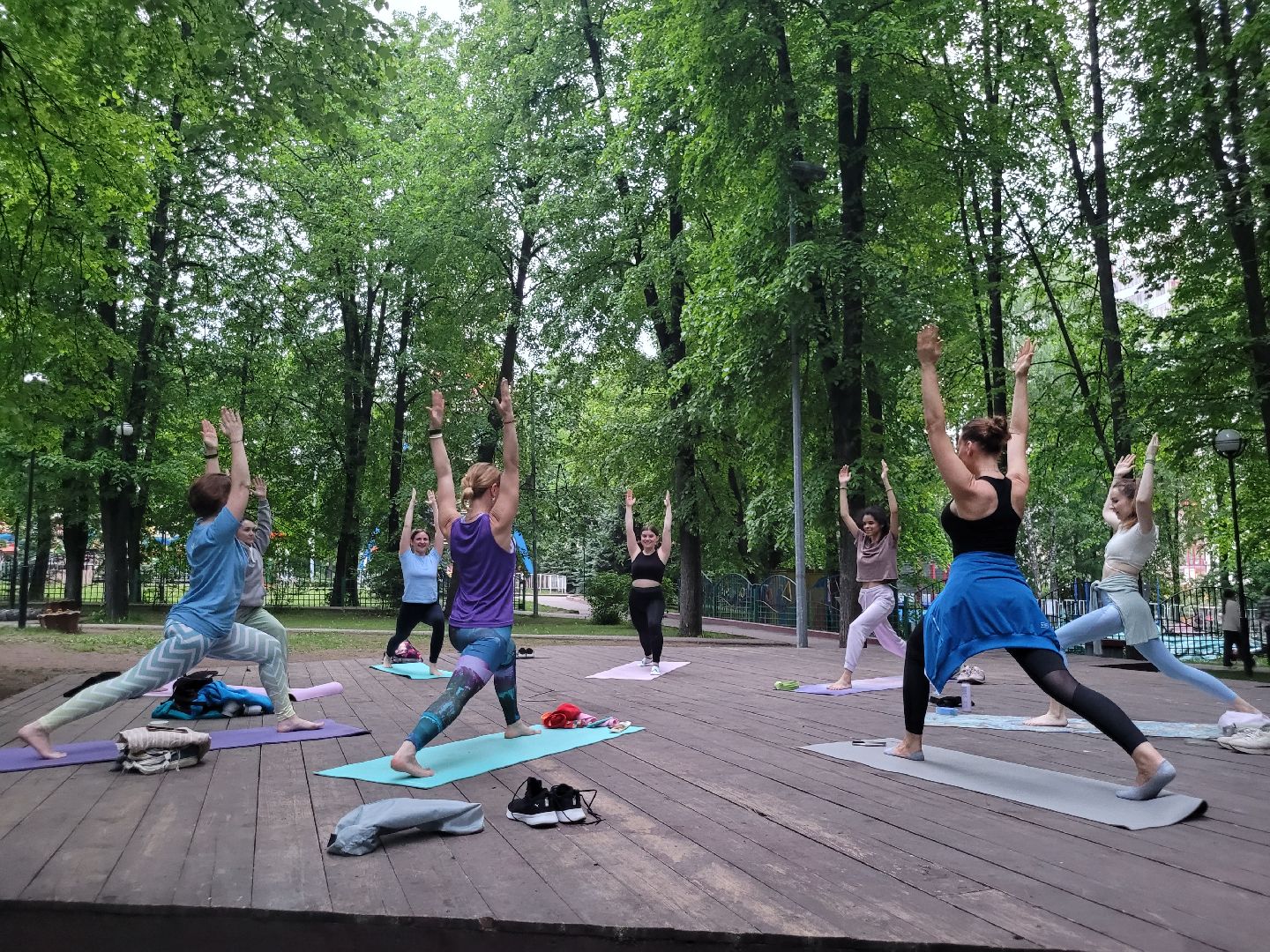 йога; видное; центральный парк; здоровье