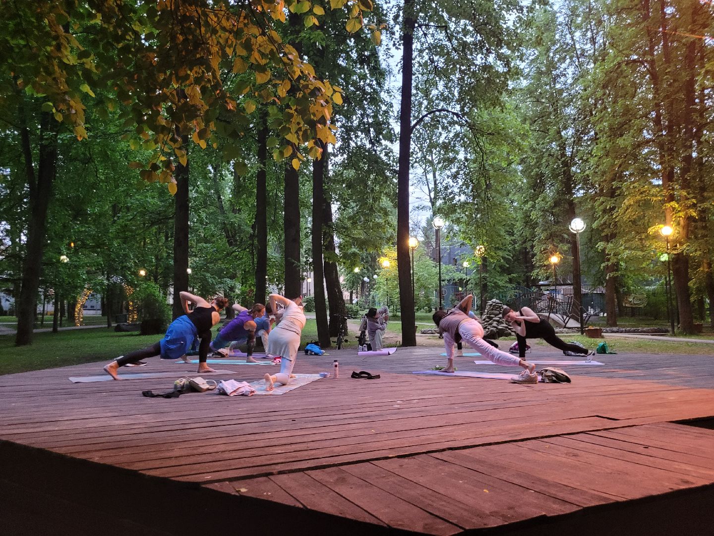 йога; видное; центральный парк; здоровье