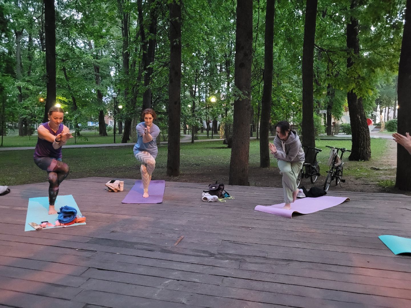 йога; видное; центральный парк; здоровье