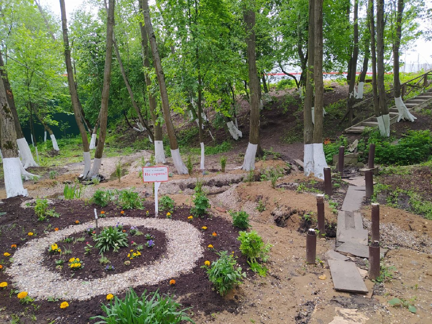 Нахабино, святой источник, благоустройство