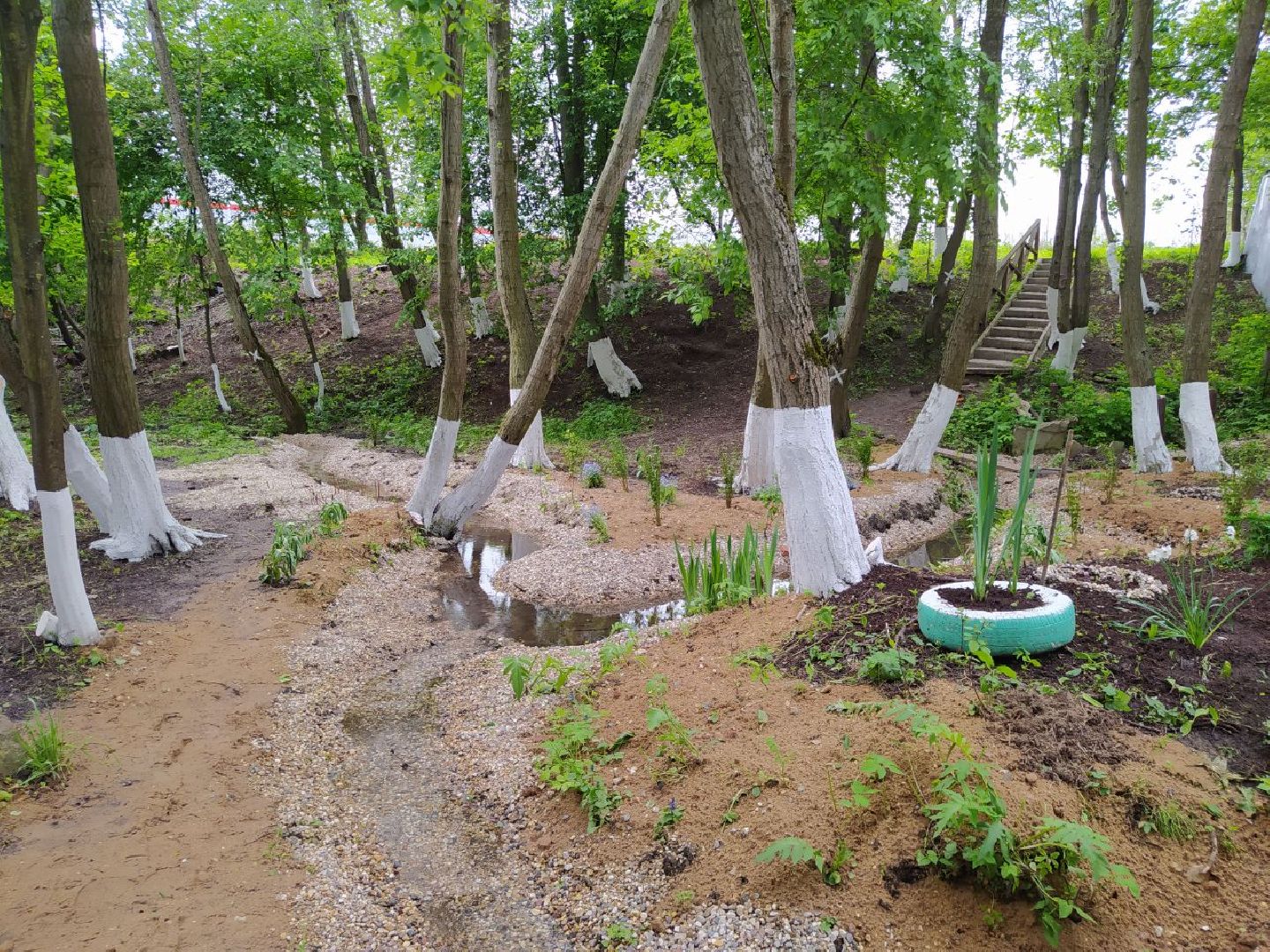 Нахабино, святой источник, благоустройство