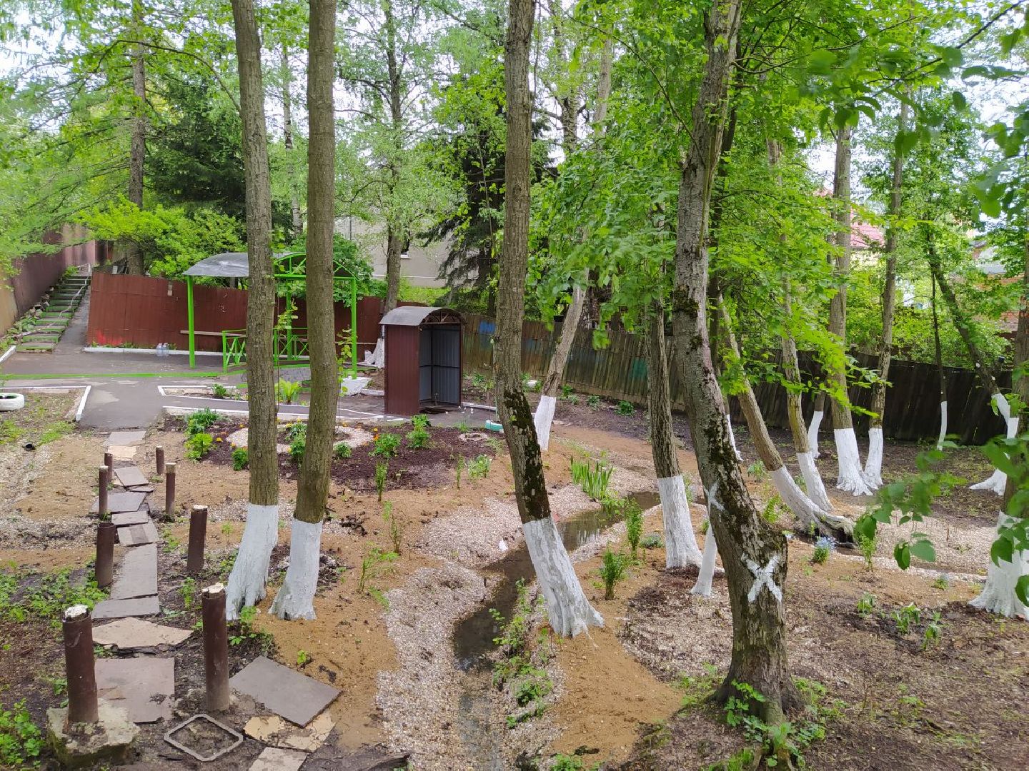 Нахабино, святой источник, благоустройство