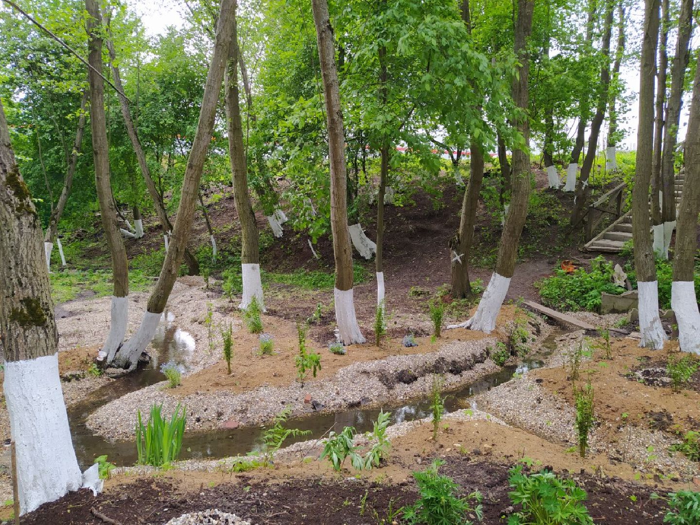 Нахабино, святой источник, благоустройство