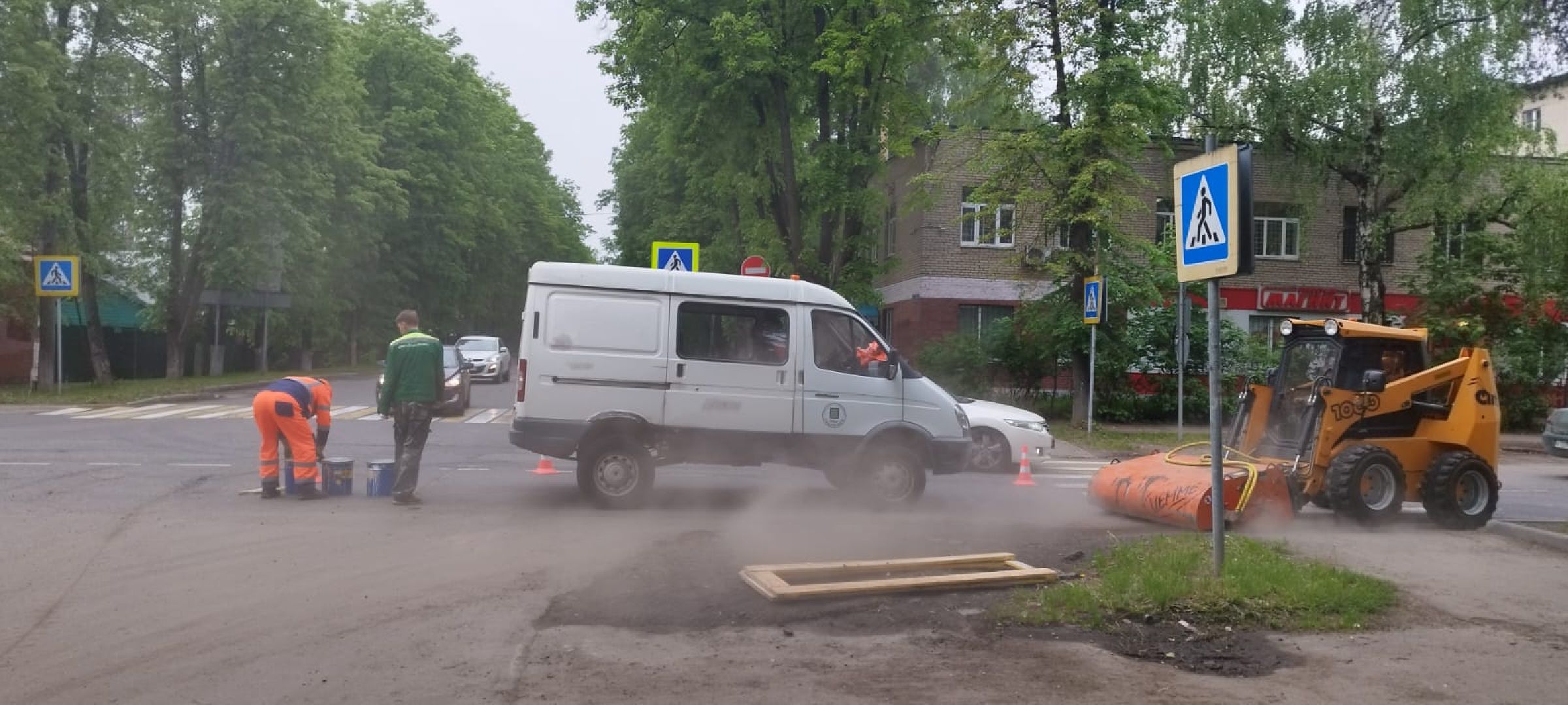 доброе дело, ремонт дорог,