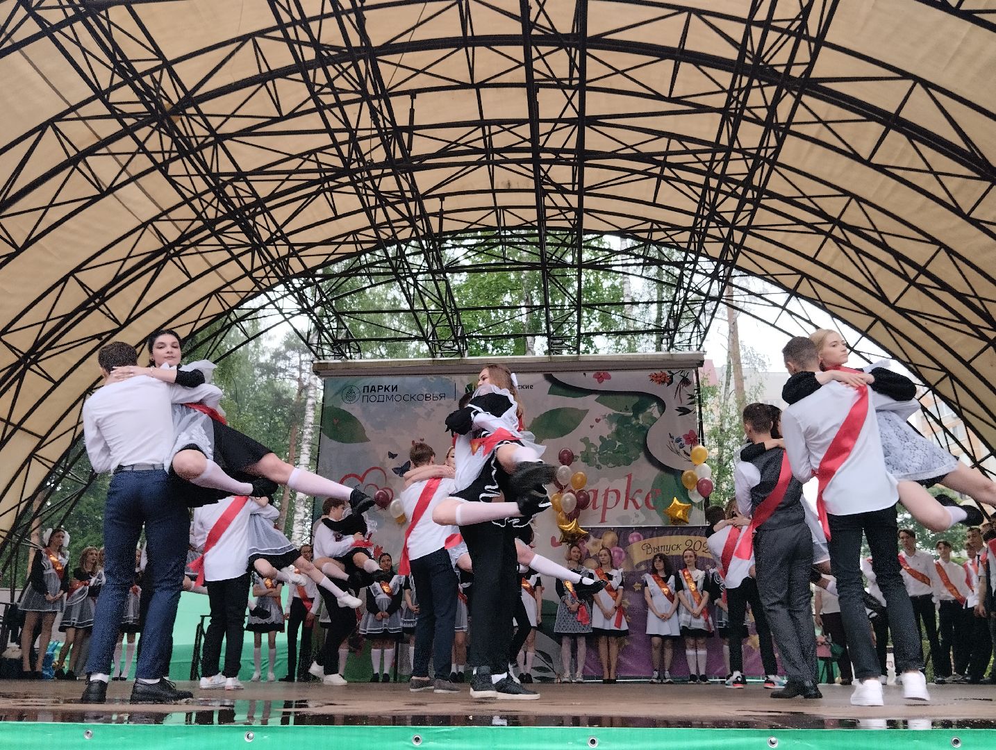 Последний звонок, школа, Центральный парк, Ногинск, Богородский городской округ